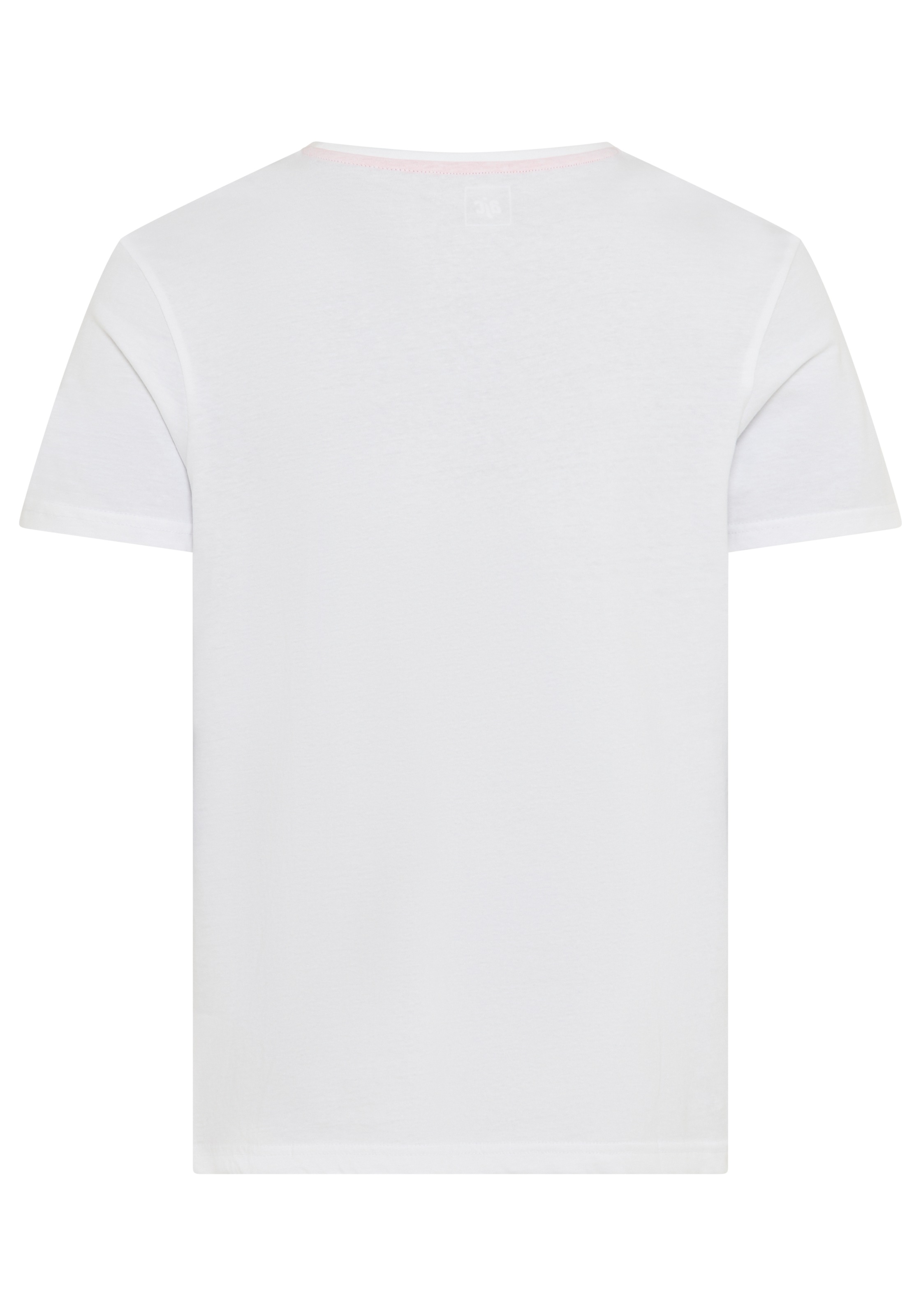 AJC T-Shirt, Kurzarm, schmale Passform, im Vintage-Design