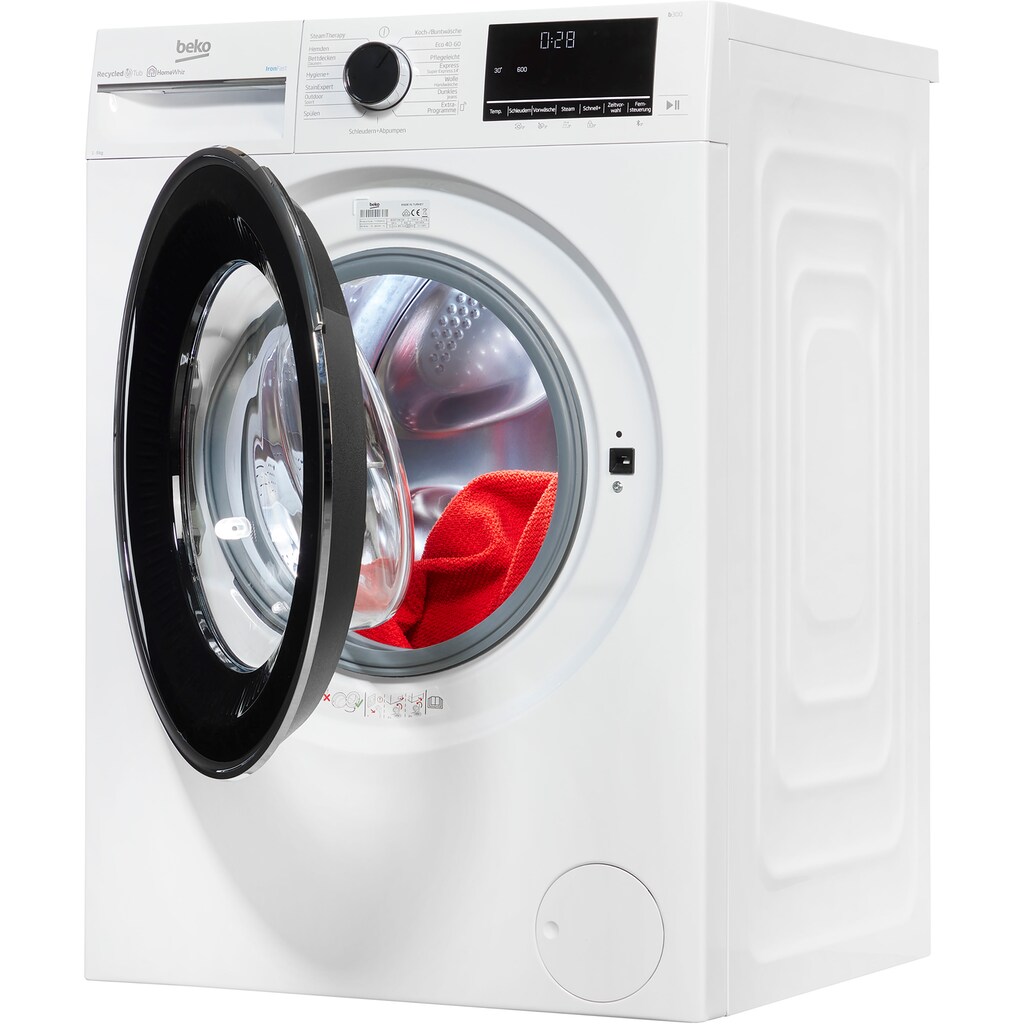 BEKO Waschmaschine »B3WFT59415W«, B3WFT59415W, 9 kg, 1400 U/min