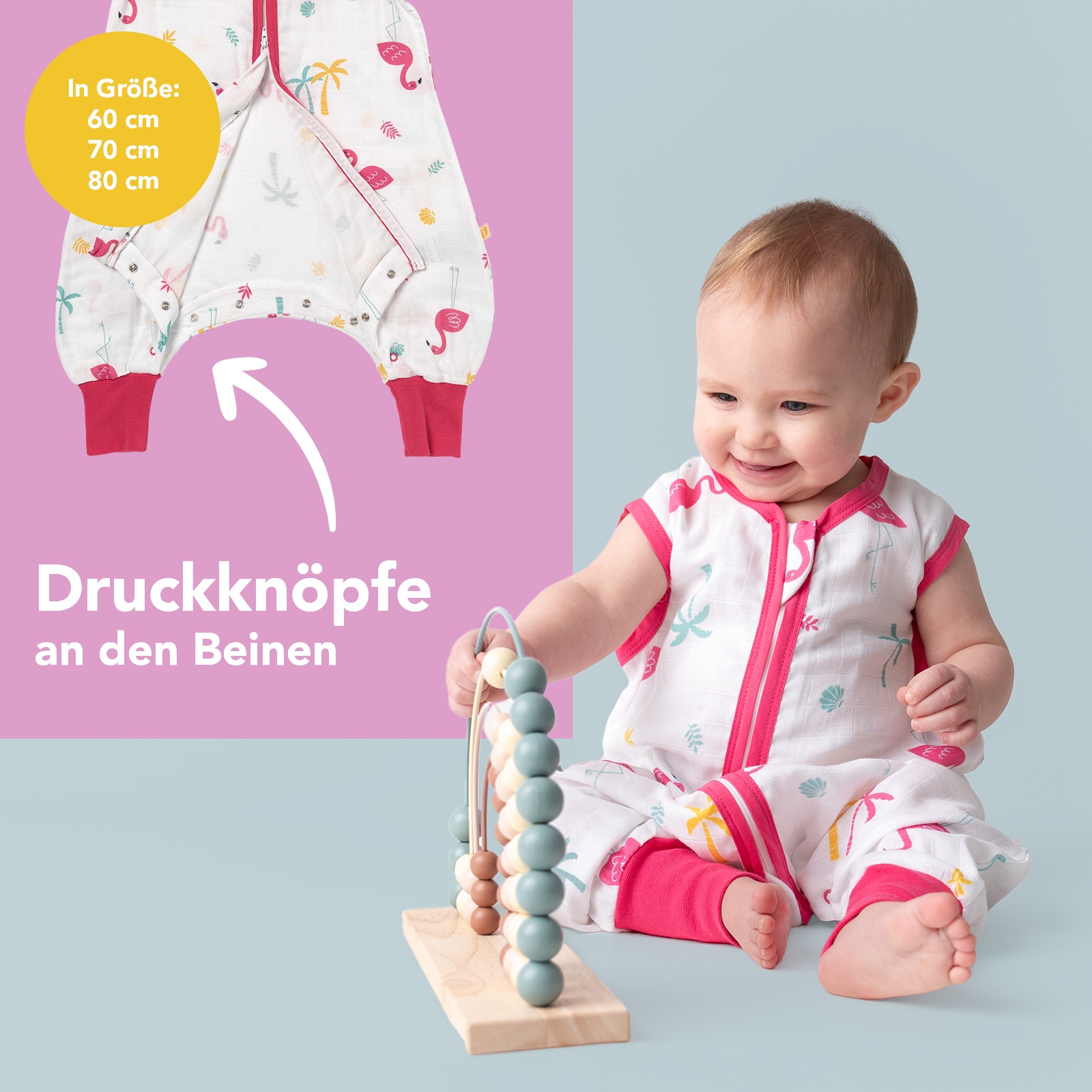 Schlummersack Babyschlafsack »Schlafsack mit Füßen 0.5 Tog«