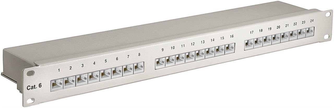 CAT 6 Patch Panel, 24 Port »48,3 cm (19-Zoll)«