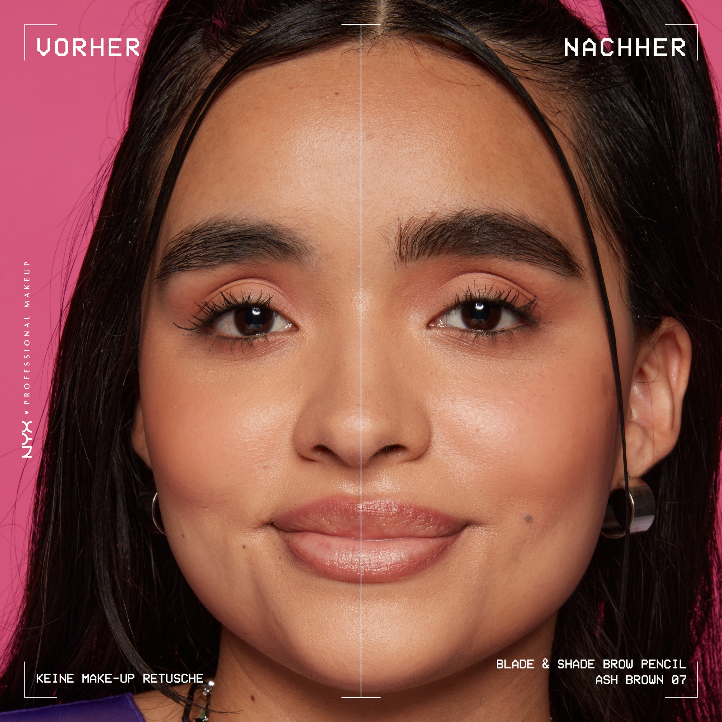 NYX Augenbrauenpflege »NYX Professional Makeup Blade & Shade Augenbrauenstift«