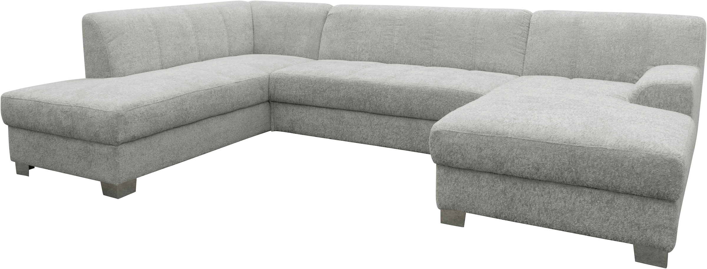 OTTO home Wohnlandschaft »Lolland 296 x 195 cm, modern, mit Steppungen, gemütlich« U-Form, aus Pet Friendly Bezug