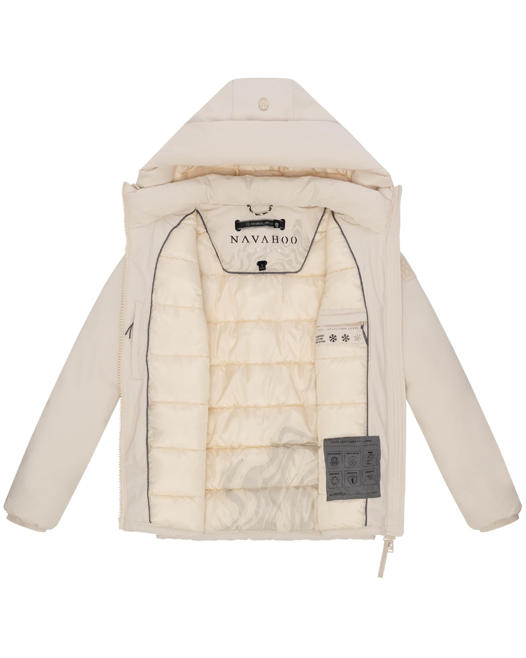 Navahoo Winterjacke »Winterjacke Blütenlicht 14«