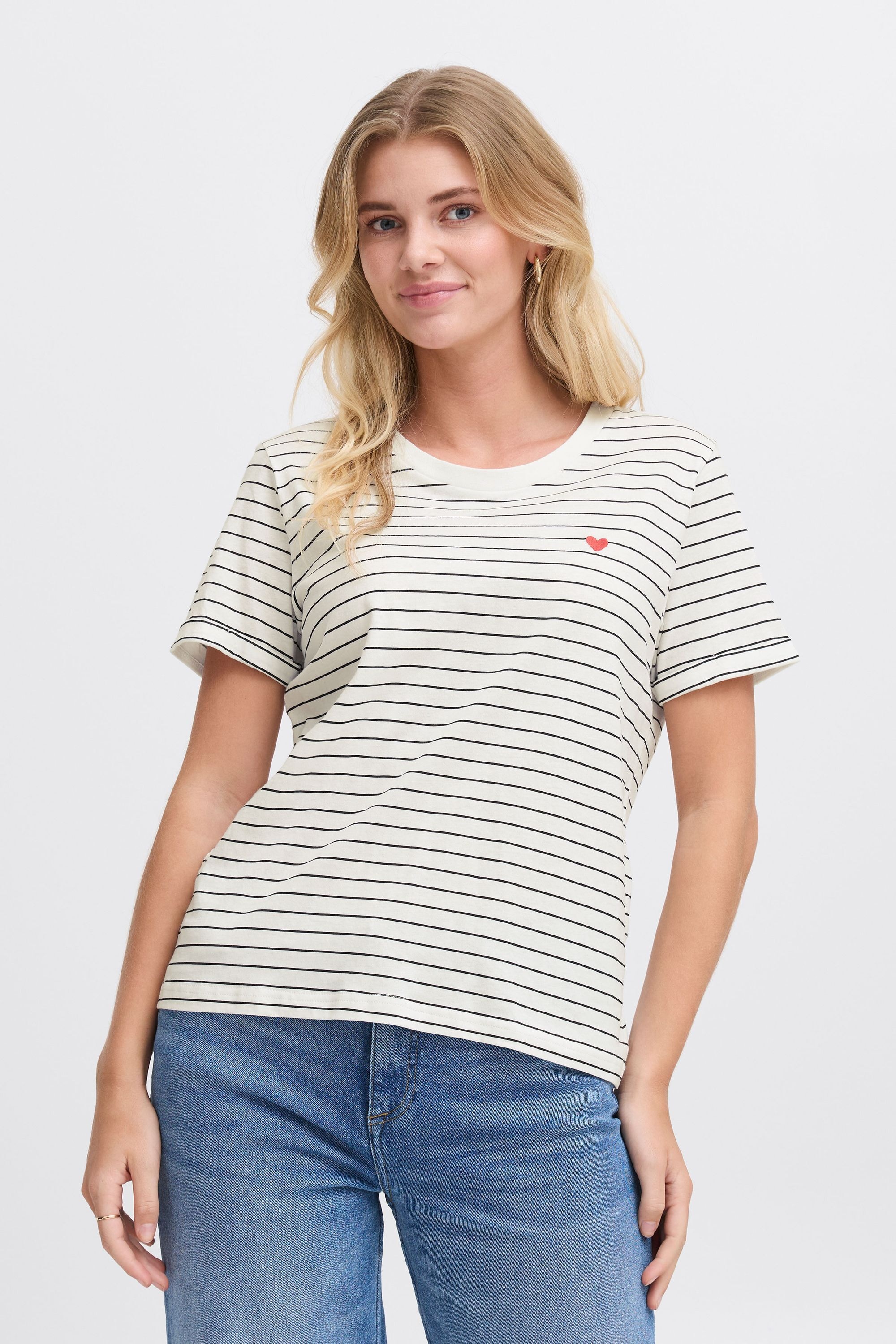 fransa Rundhalsshirt »Rundhalsshirt FRAMORA«