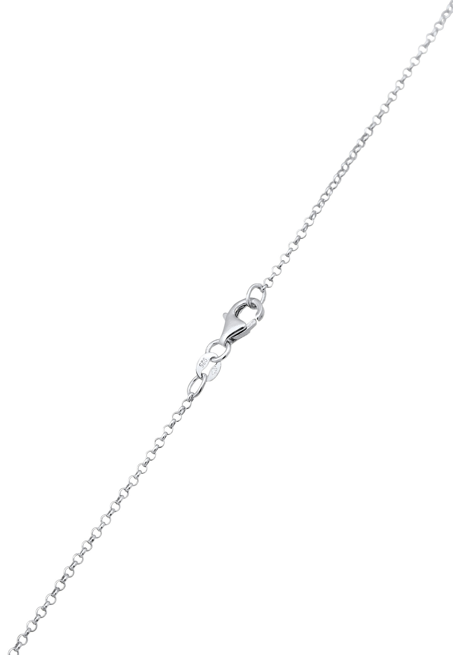Elli Perlenkette »Halskette Synthetische Perle Rund Klassik 925 Silber«
