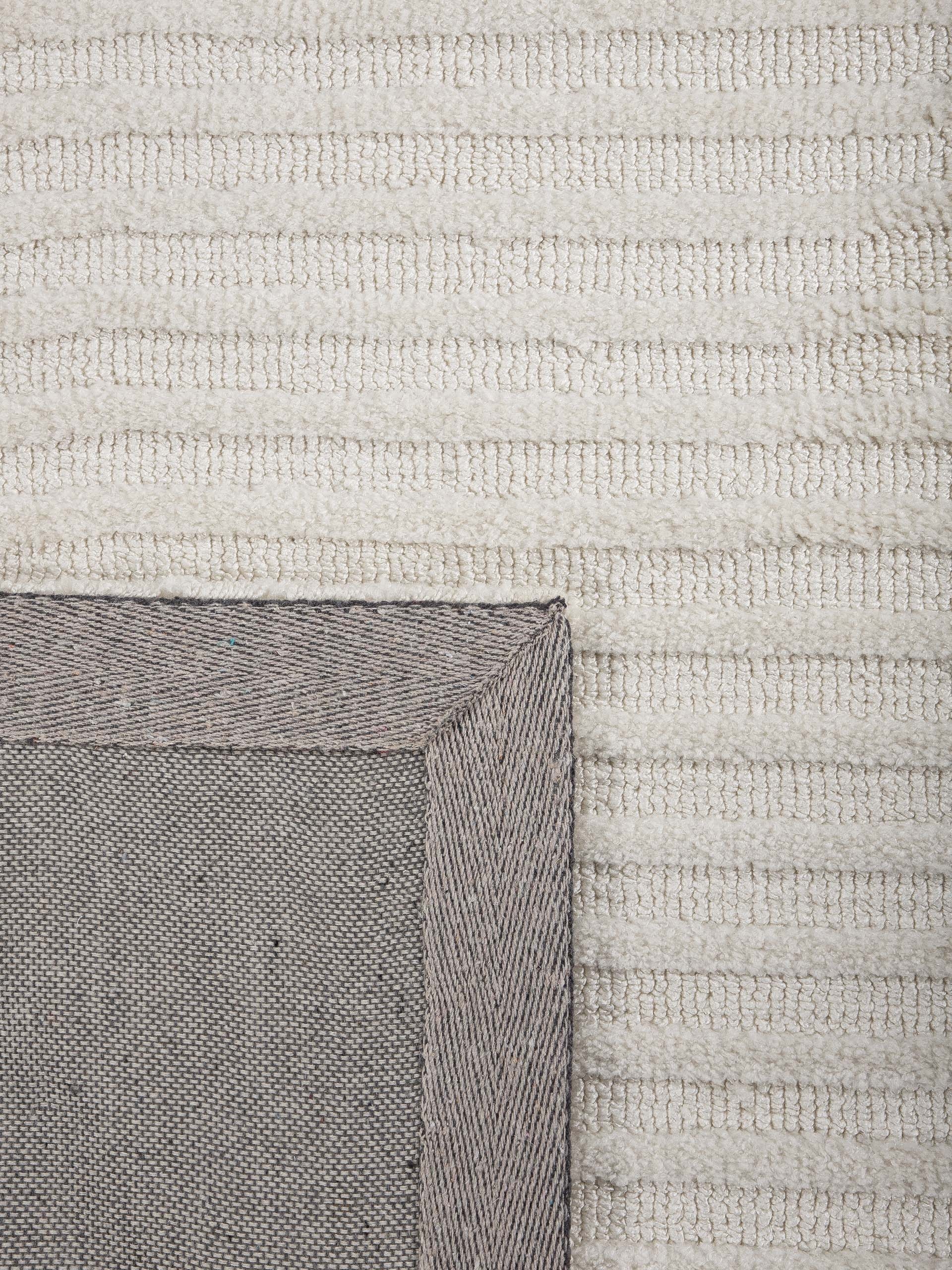 carpetfine Teppich »Holly Zen 3«, rund, 12 mm Höhe, Hoch-Tief-Effekt, geometrisch, Zeitloses Design, dekoratives Highlight