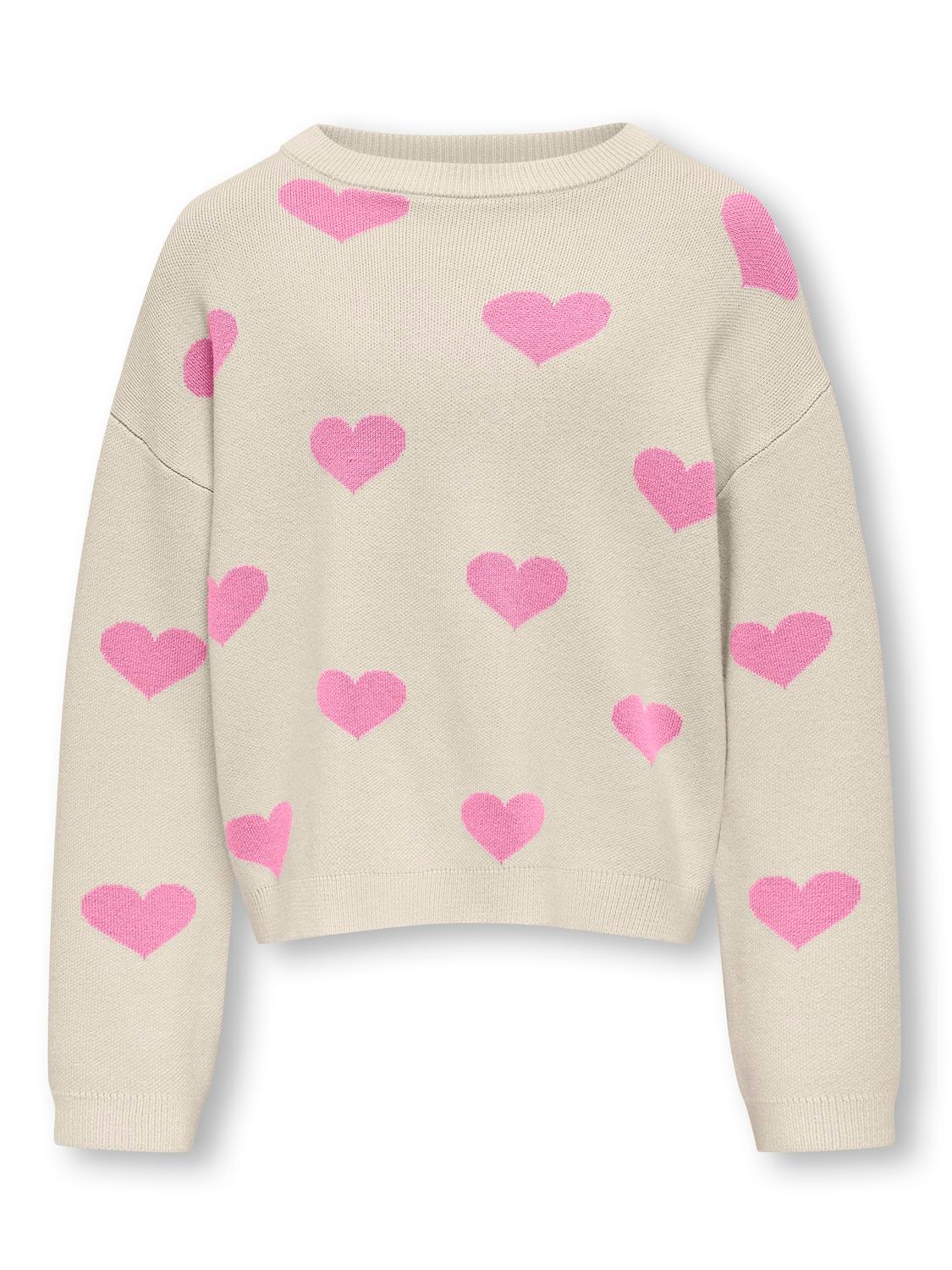 KIDS ONLY Rundhalspullover »KOGMONTANA LS JQ LOOSE O-NECK CP KNT«