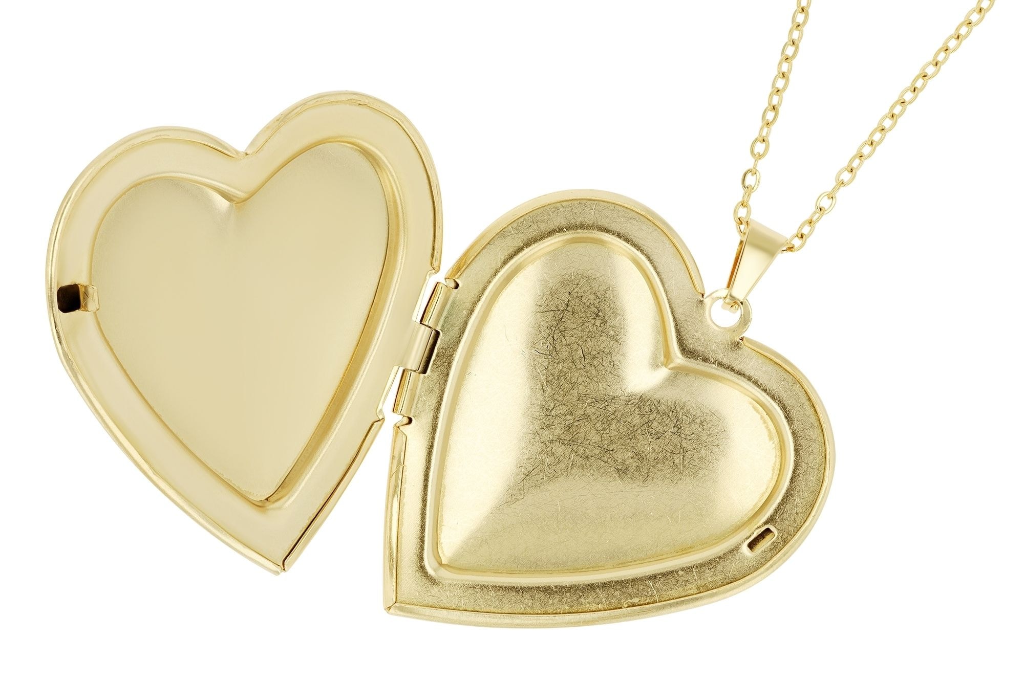 Adelia´s Gliederkette »Damen Halskette ¿ Medaillon aus Edelstahl 45+5«
