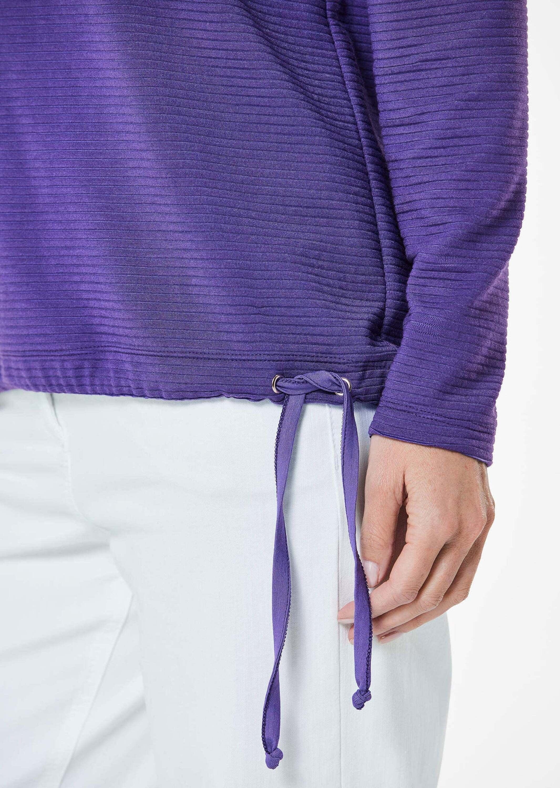 GOLDNER Kurzarmshirt »Kurzgröße Sweatshirt«