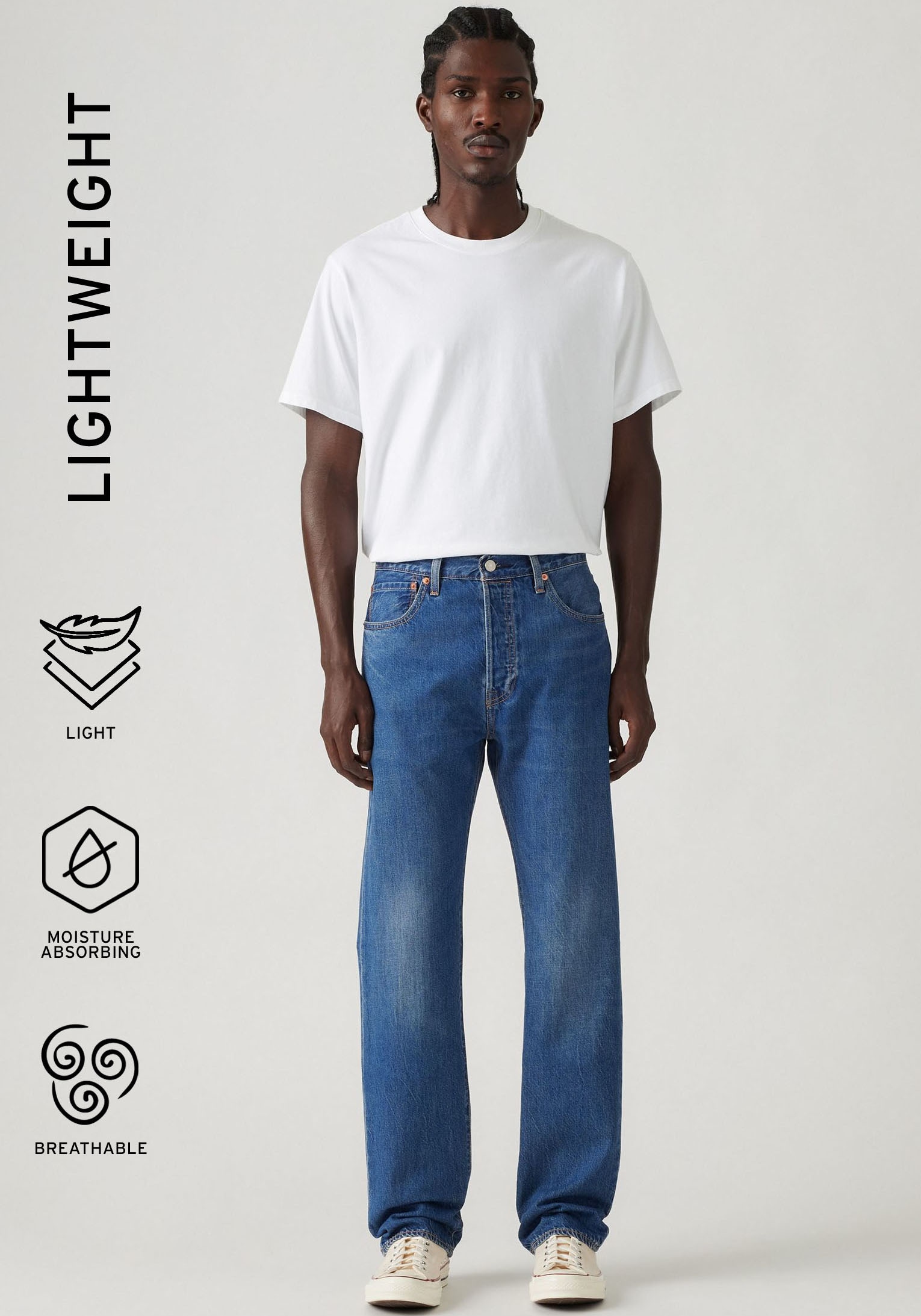 Levi's® Straight-Jeans »501 LEVI'S ORIGINAL«, mit Markenlabel