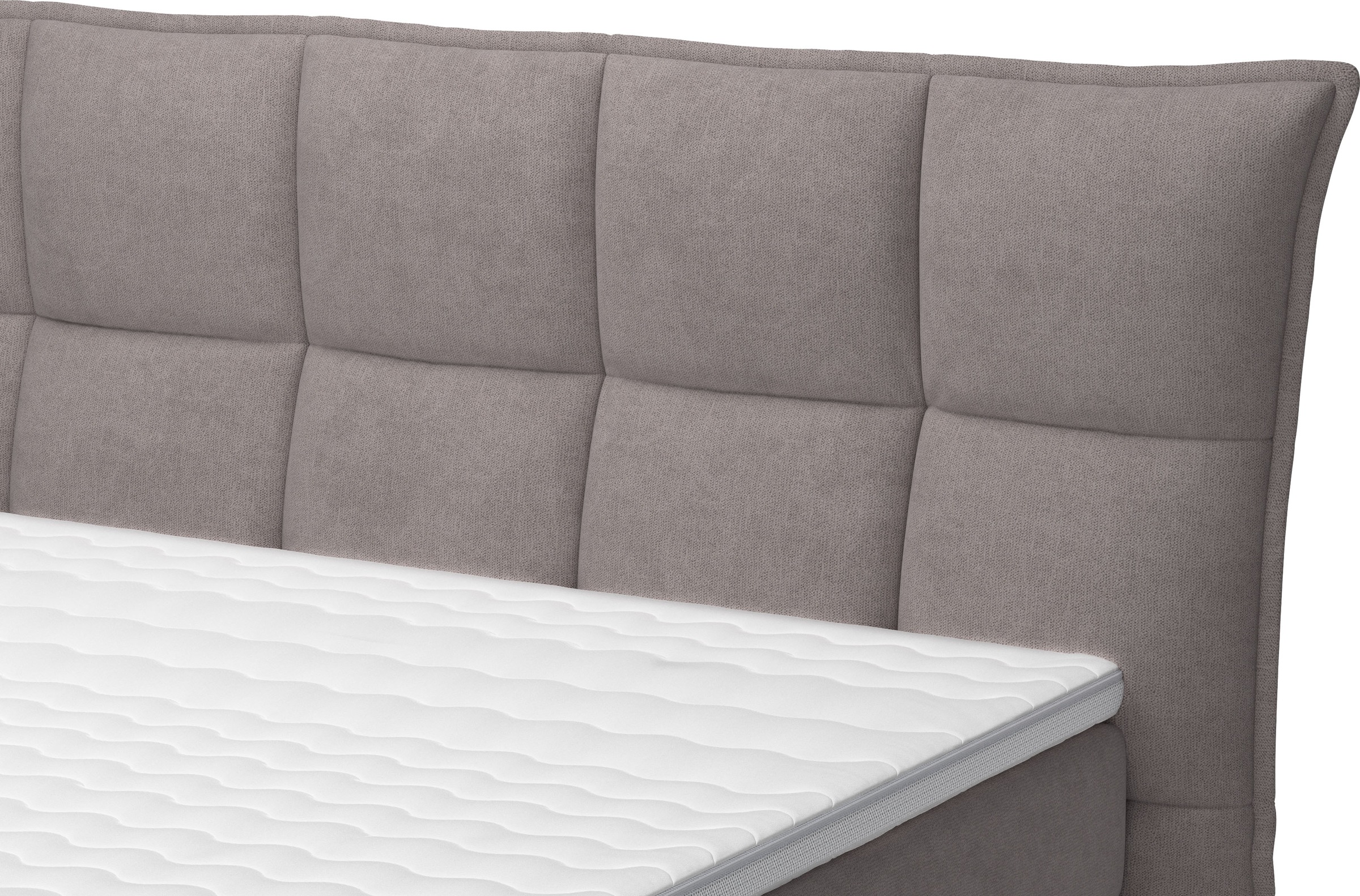 COTTA Boxspringbett »Sarah« inkl. Topper, 2 Matratzenkerne, Härtegrade H2, H3 oder H4