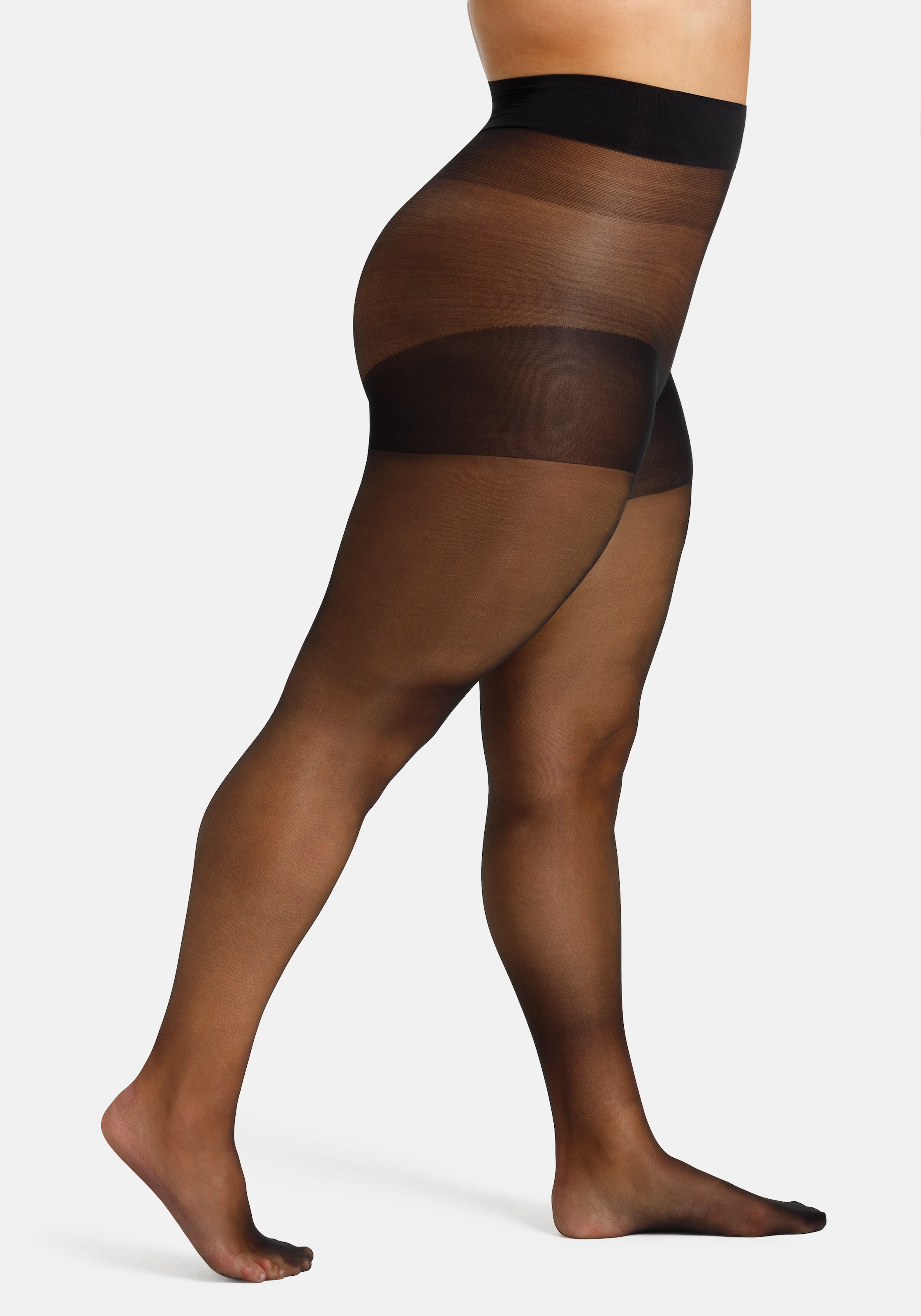 Camano Feinstrumpfhose »fine curvy«, (1 St.), mit nahtlosem Bundabschluss