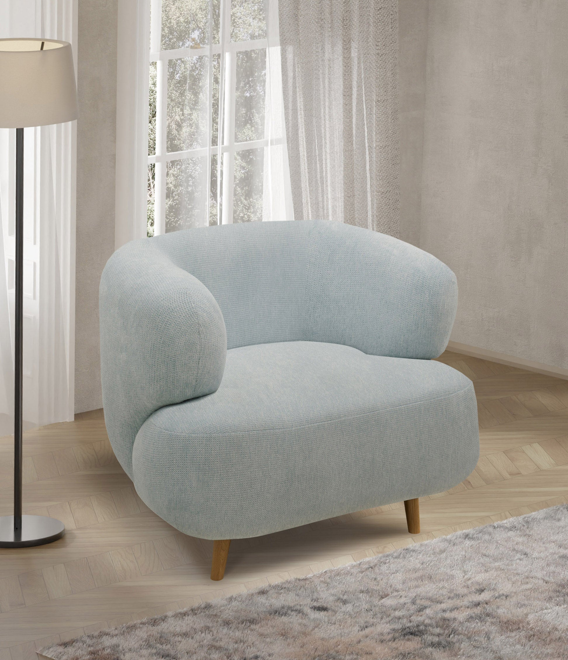 Home affaire Sessel »Tistam« Formschöner Polstersessel, perfektes Einzelstück, organische Form