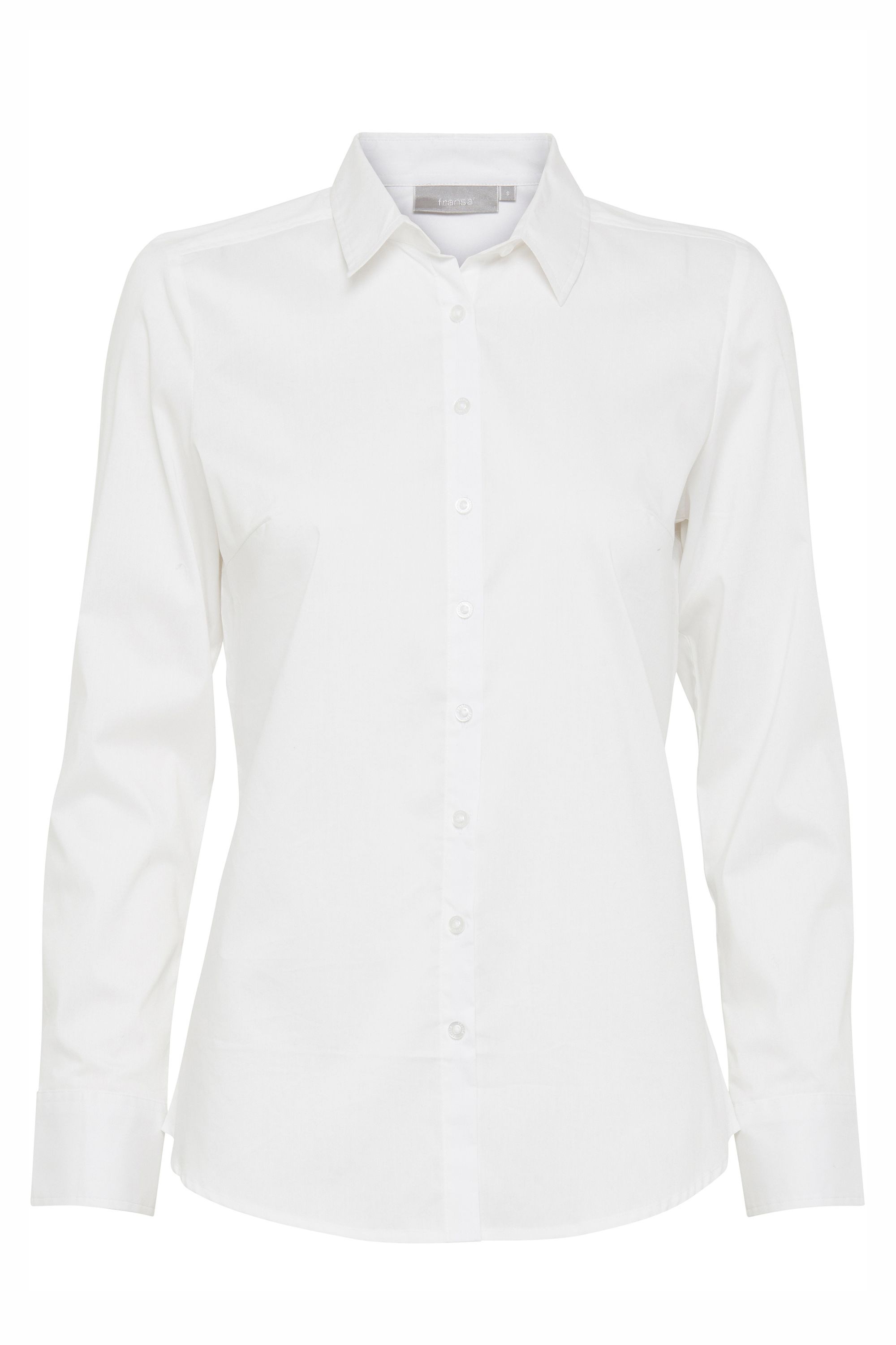 fransa Langarmbluse »Fransa Damen Langarmbluse«, Klassische Bluse mit bequemer Passform