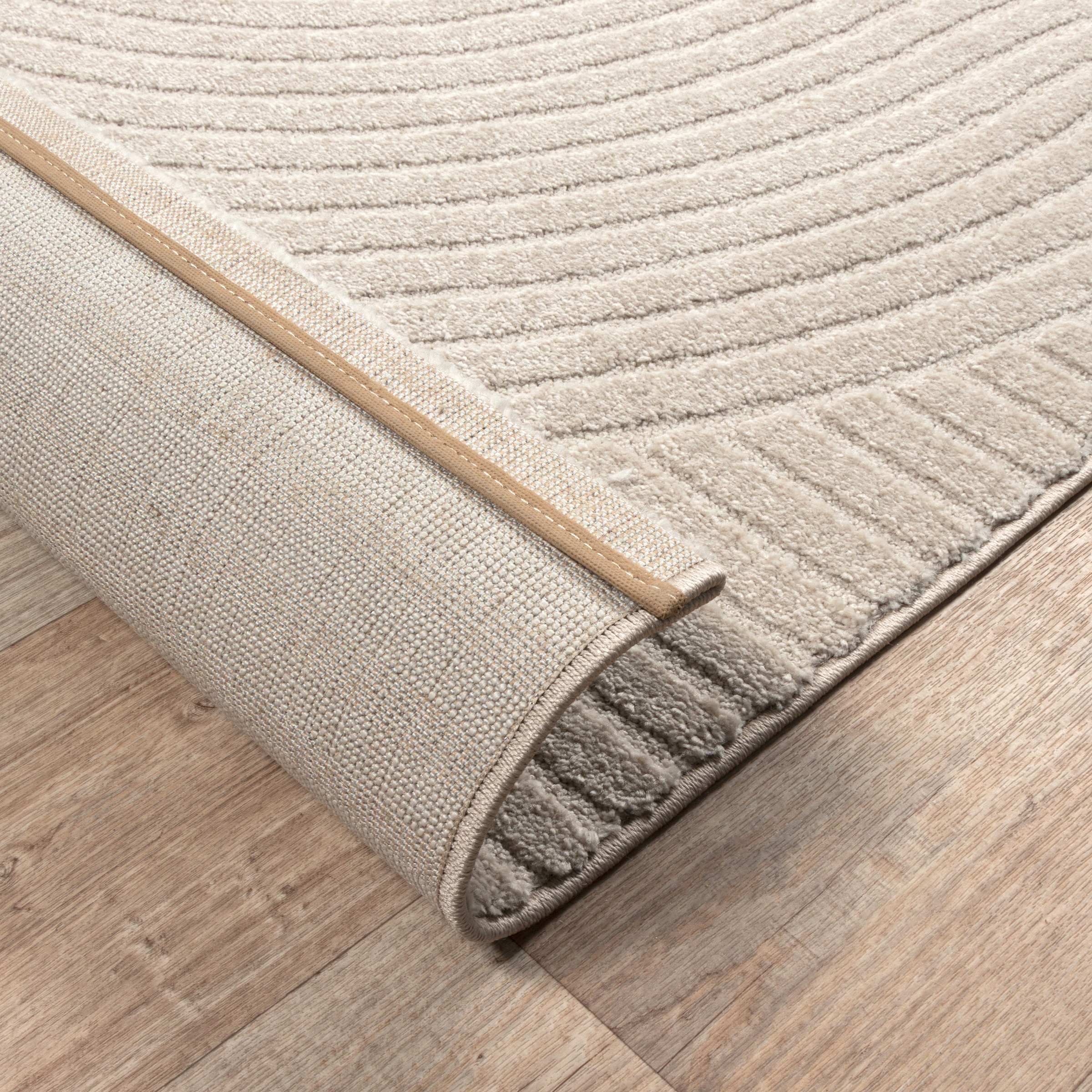 merinos Teppich »Elio«, rechteckig, 16 mm Höhe, moderner Kurzflor Teppich mit Hoch-Tief-Effekt, 3D Effekt
