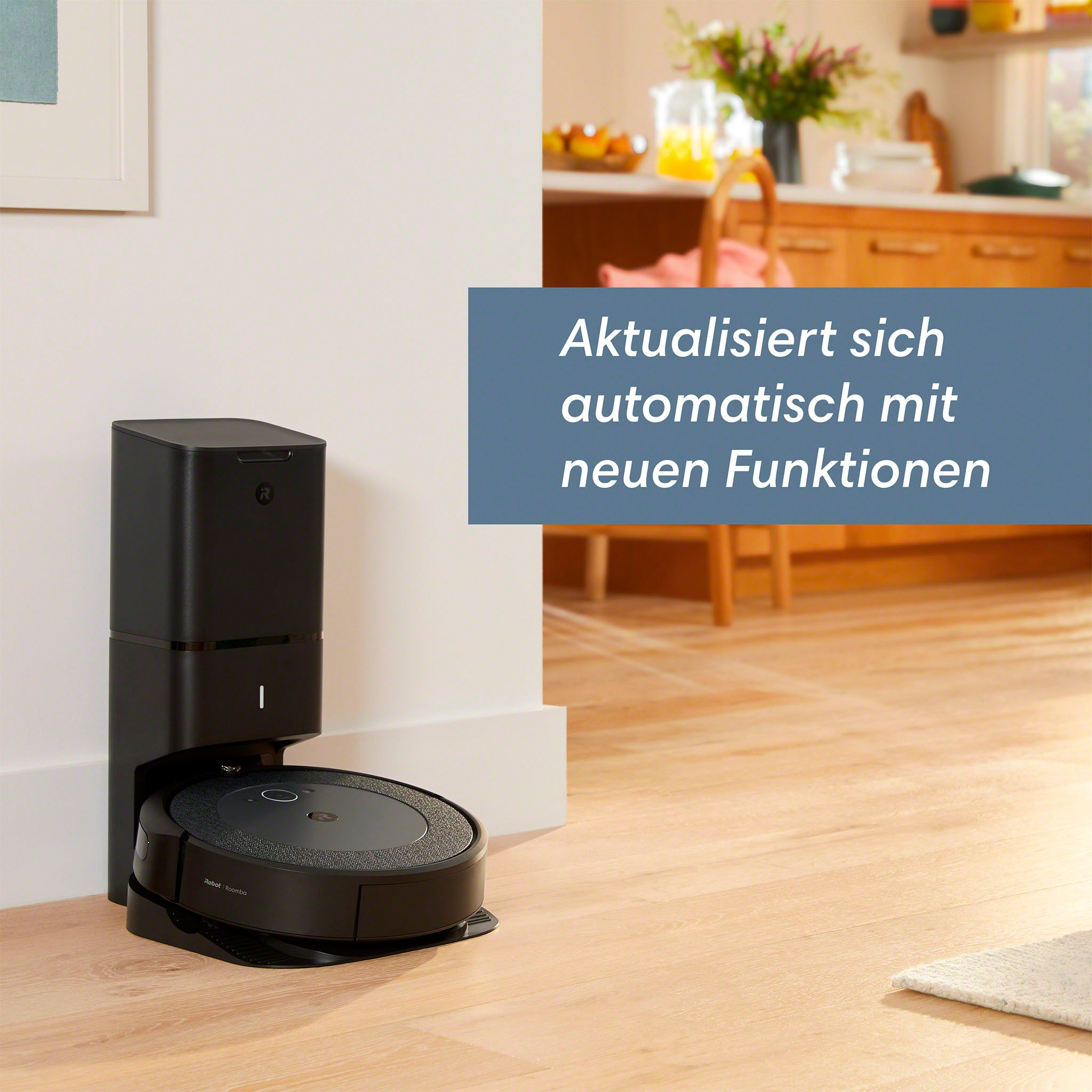 iRobot Saugroboter »Roomba i5+ (i5654)«, Einzelraumkartierung, App-/Sprachsteuerung, Autom. Absaugsatation