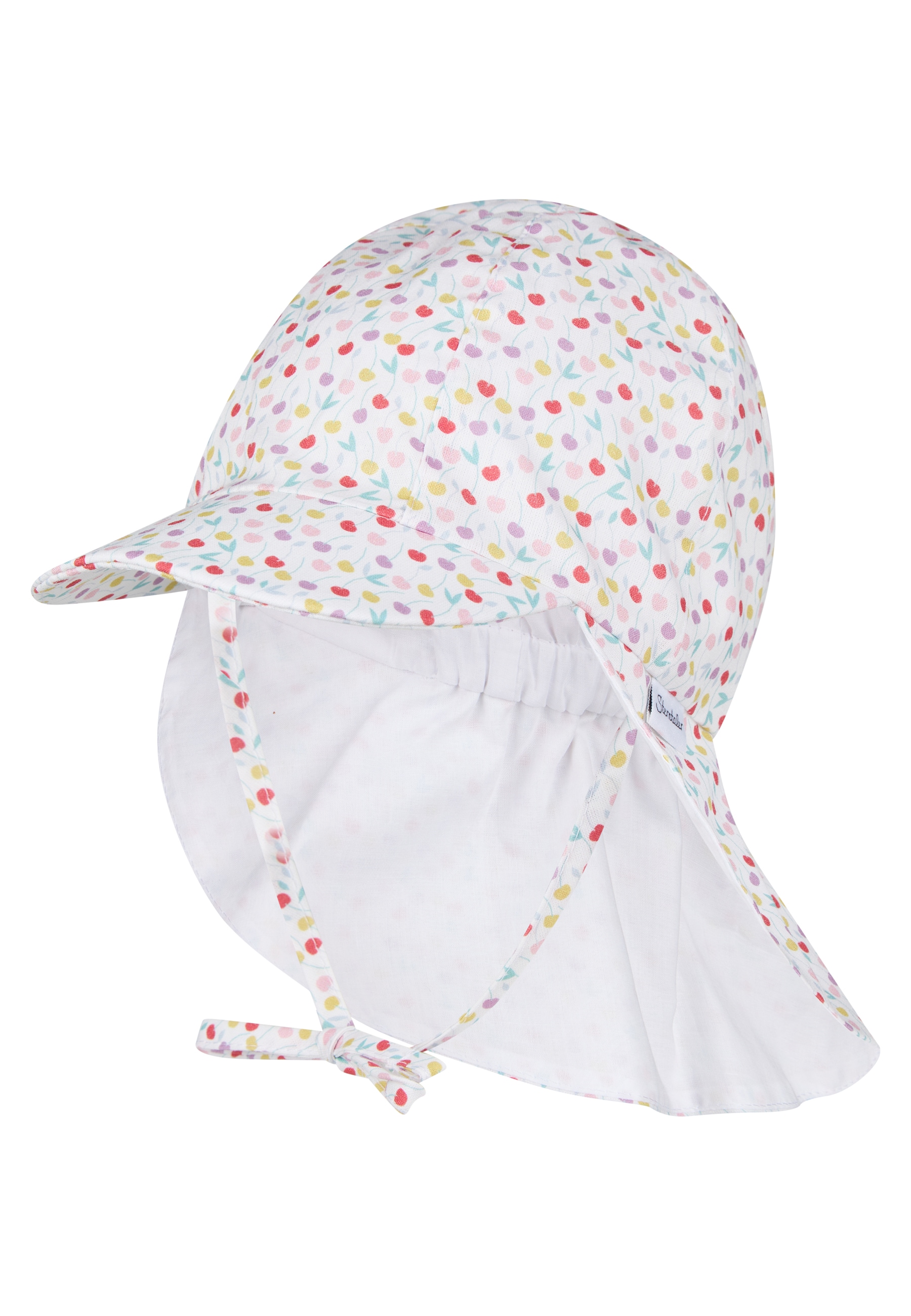 Sterntaler® Sonnenhut »Schirmmütze mit Nackenschutz Früchte«