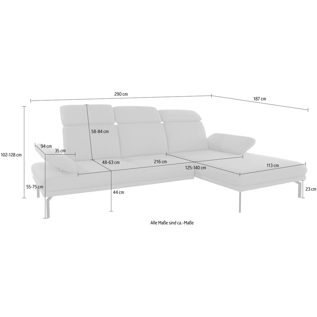 INOSIGN Ecksofa »200017«