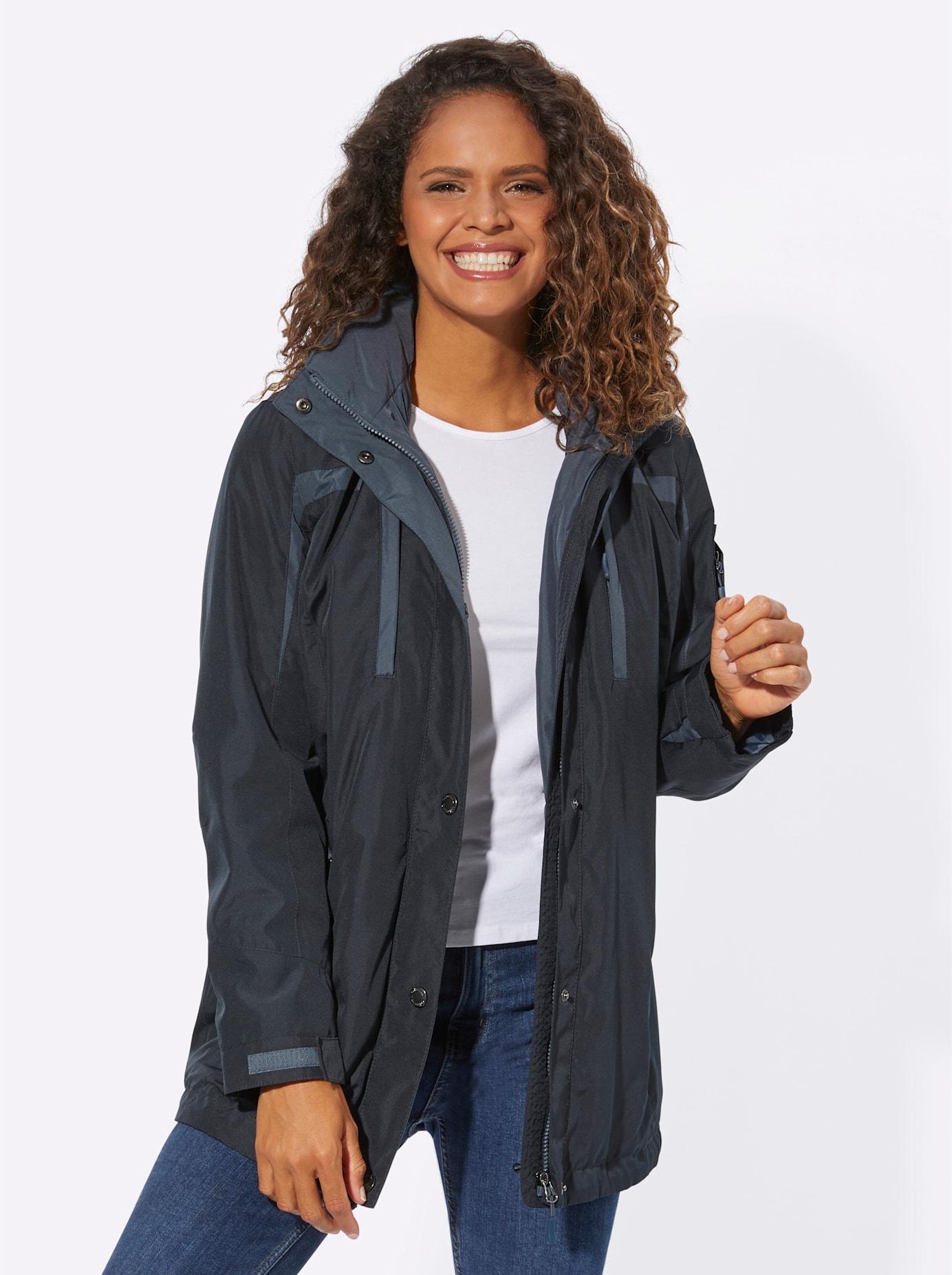 Casual Looks Funktionsjacke, mit Kapuze