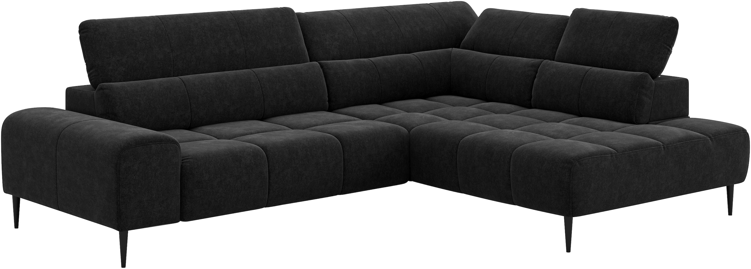 COTTA Ecksofa »Theo L-Form, B: 298 cm« mit Kopfteilverstellung, optional Sitztiefenverstellung