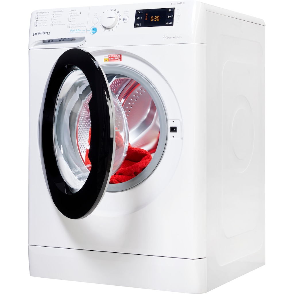 Privileg Waschmaschine »PWF X 873 A«, PWF X 873 A, 8 kg, 1400 U/min