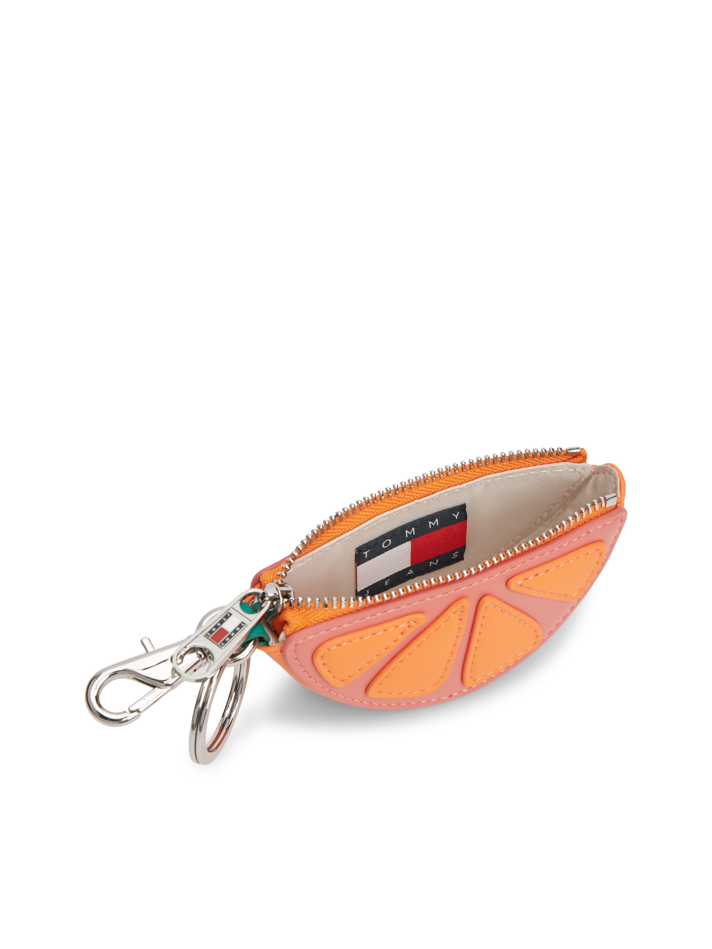 Tommy Jeans Schlüsselanhänger »TJW FRUIT COIN PURSE ORANGE« Taschen-Schlüsselanhänger, Taschen Charm, Bag Charm im Frucht-Look