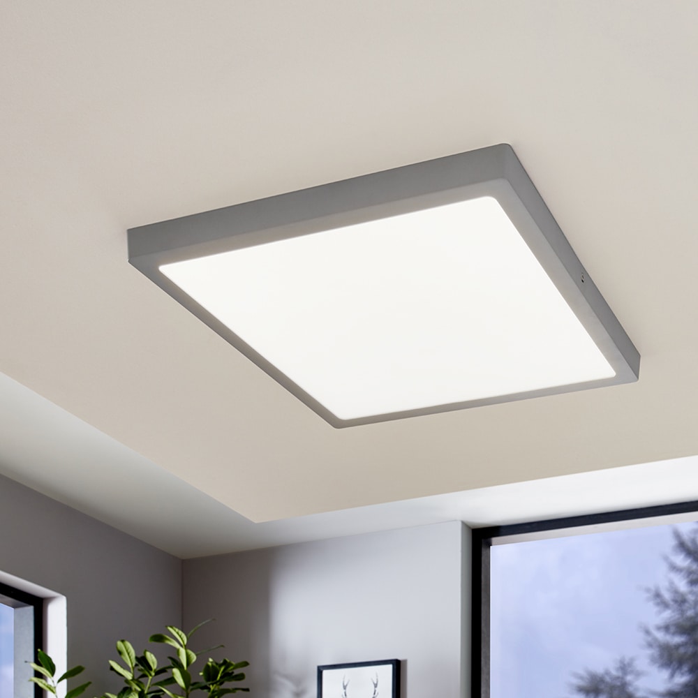 EGLO Aufbauleuchte »FUEVA 1«, 1 flammig, Leuchtmittel LED-Board | LED fest integriert, schlankes Design, nur 3 cm hoch
