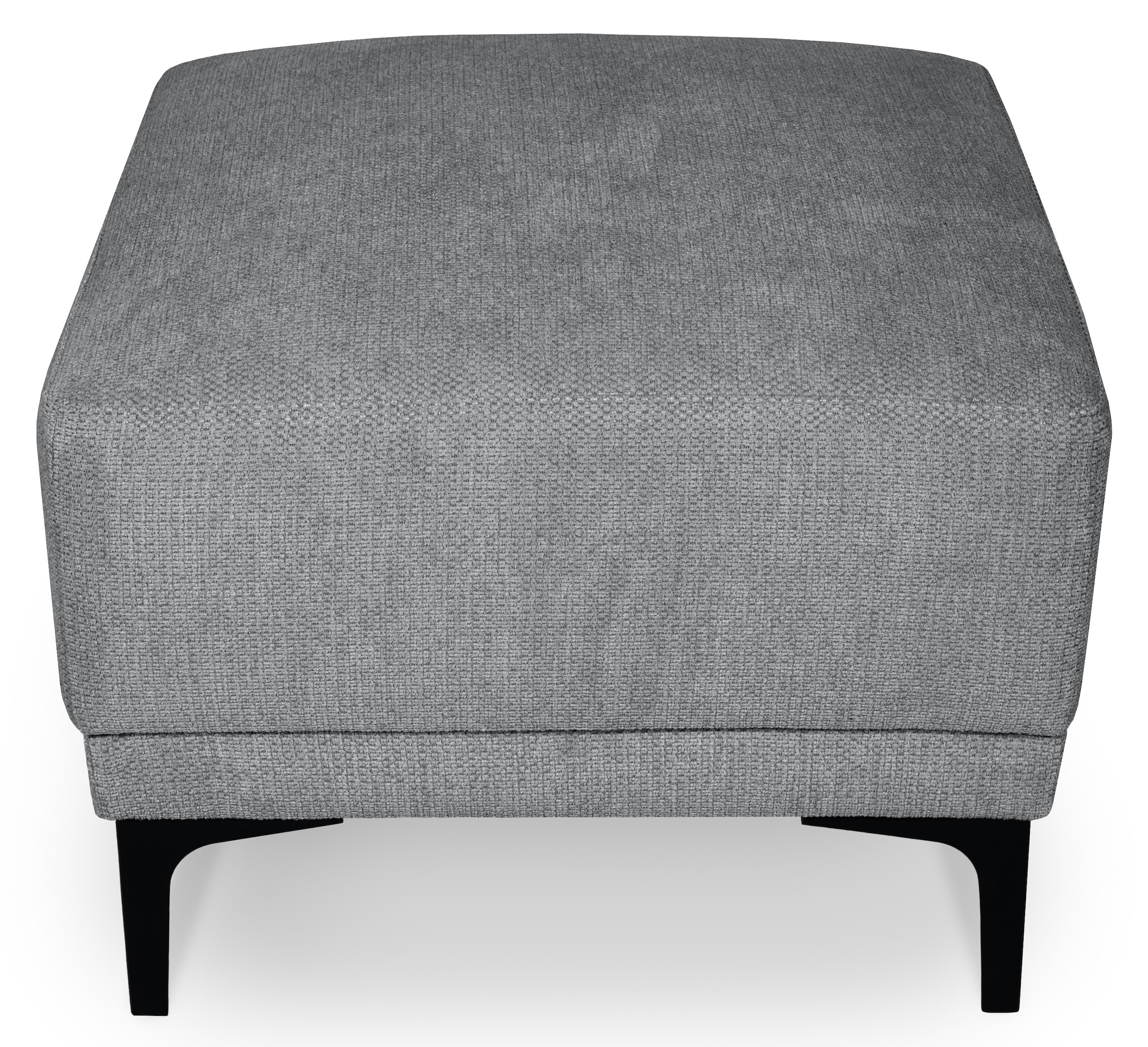 Places of Style Polsterhocker »Xander«, Breite 58 cm, Soft-Touch Chenille, schwarze Metallfüße