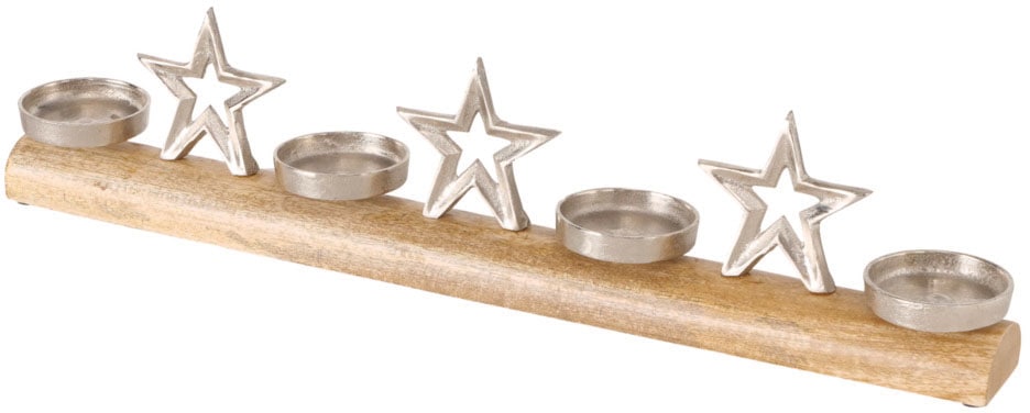 BOLTZE Adventsleuchter »Weihnachtsdeko«, handgearbeitet