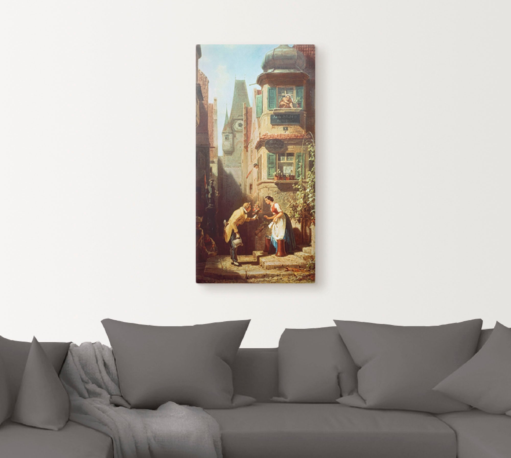 Artland Wandbild »Der ewige Hochzeiter. Um 1855/58«, Paar, (1 St.), als Leinwandbild, Poster, Wandaufkleber in verschied. Größen