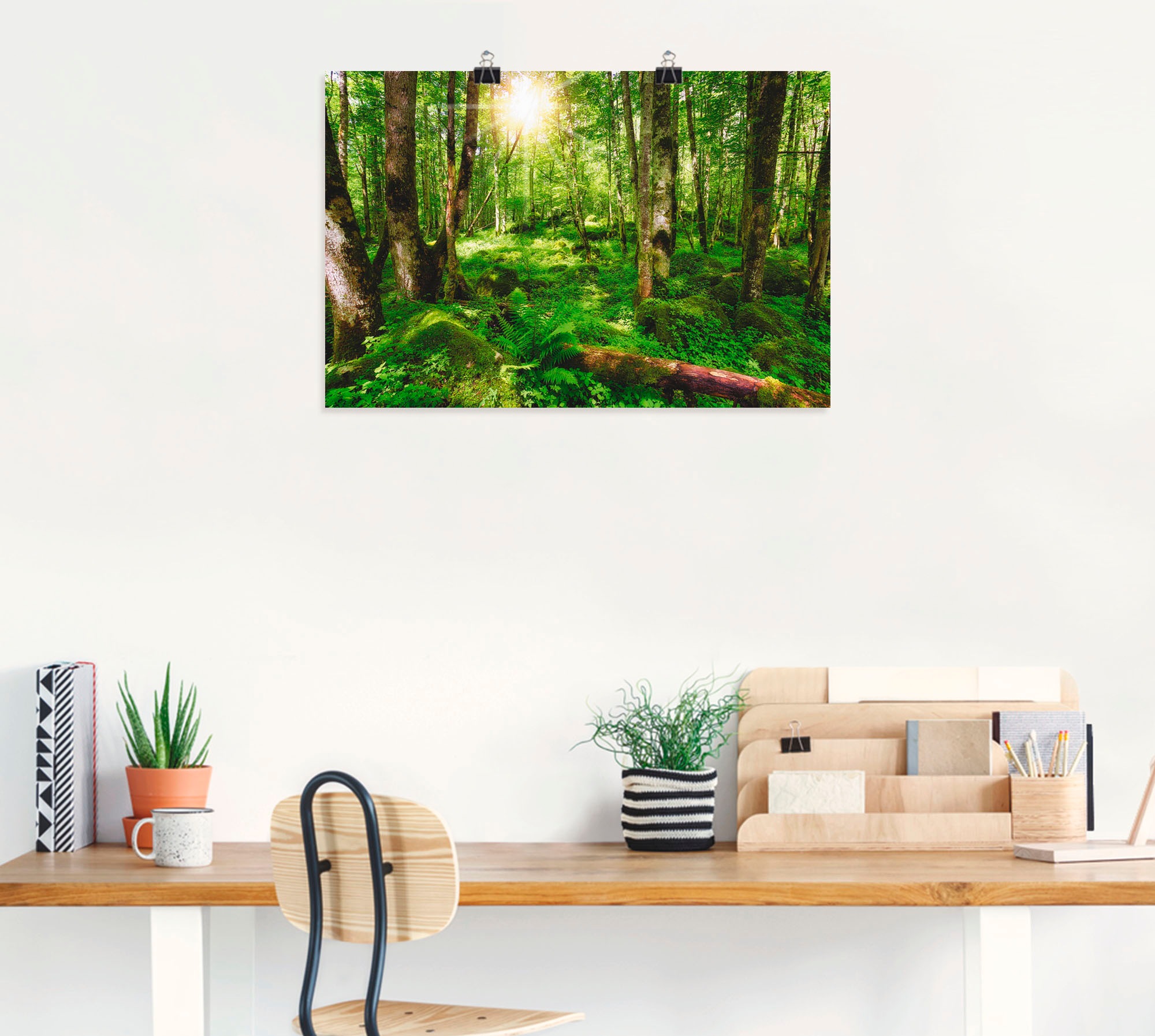 Artland Wandbild »Wald«, Wald, (1 St.), als Leinwandbild, Poster, Wandaufkleber in verschied. Größen