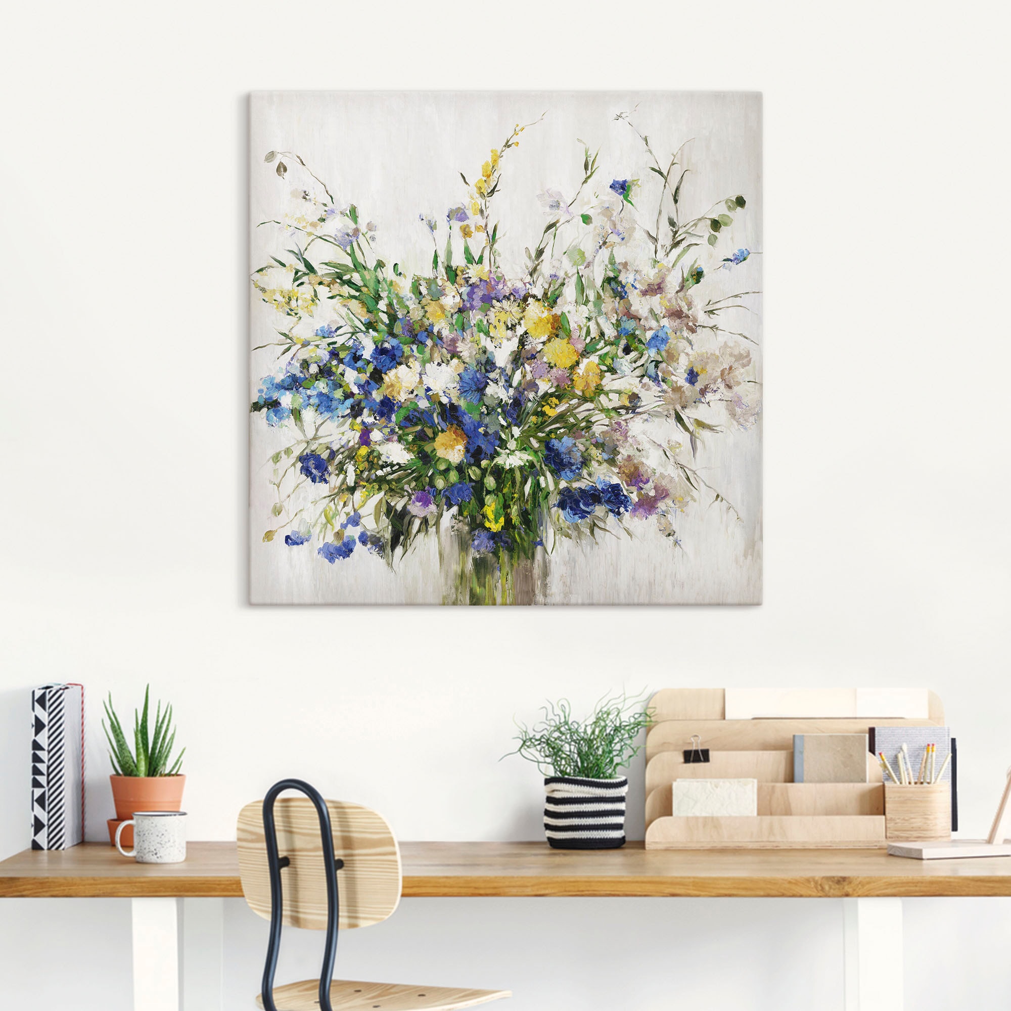 Artland Wandbild »Wildblumenstrauß«, Blumenbilder, (1 St.), als Leinwandbild, Poster in verschied. Größen