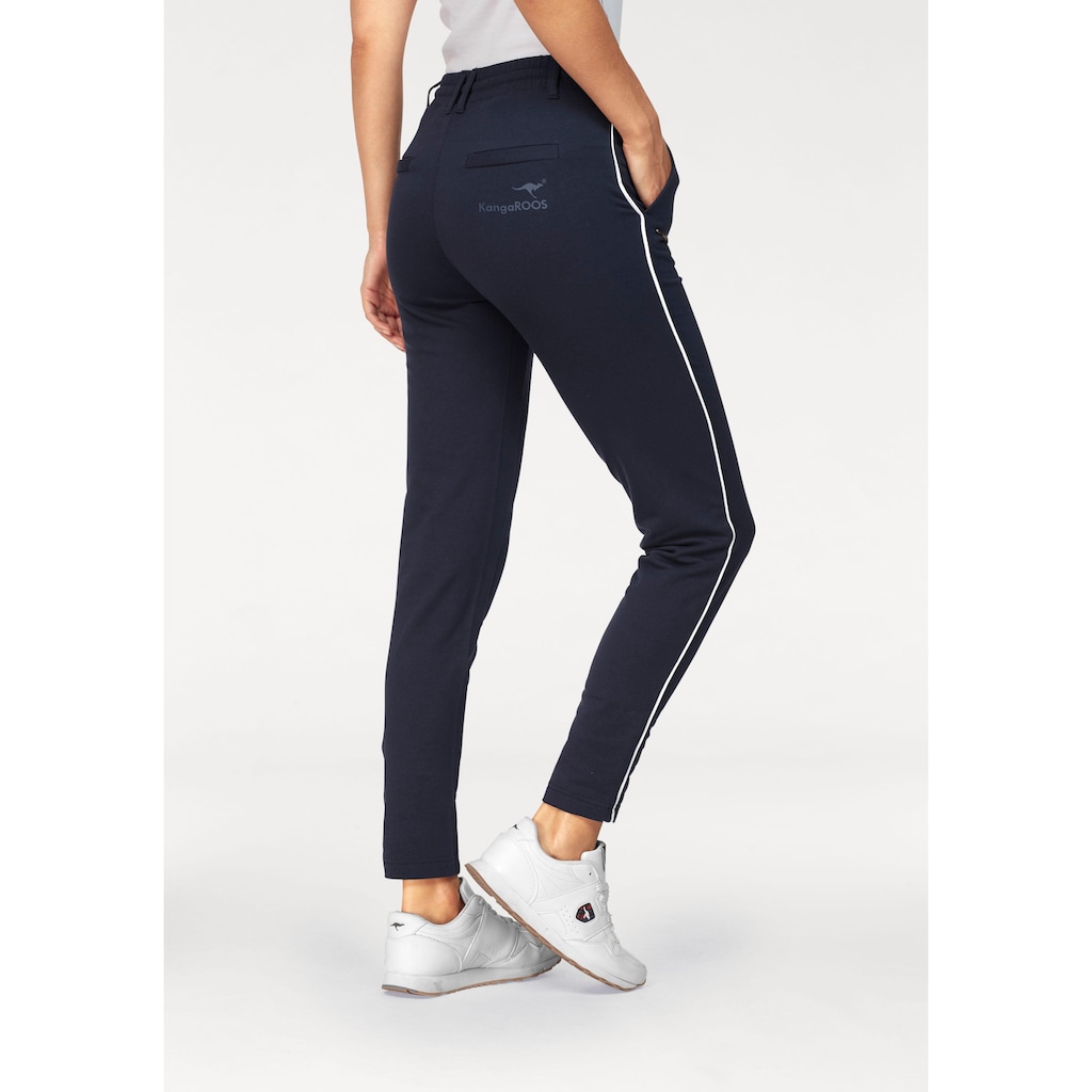 KangaROOS Jogger Pants, mit seitlichem Kontraststreifen