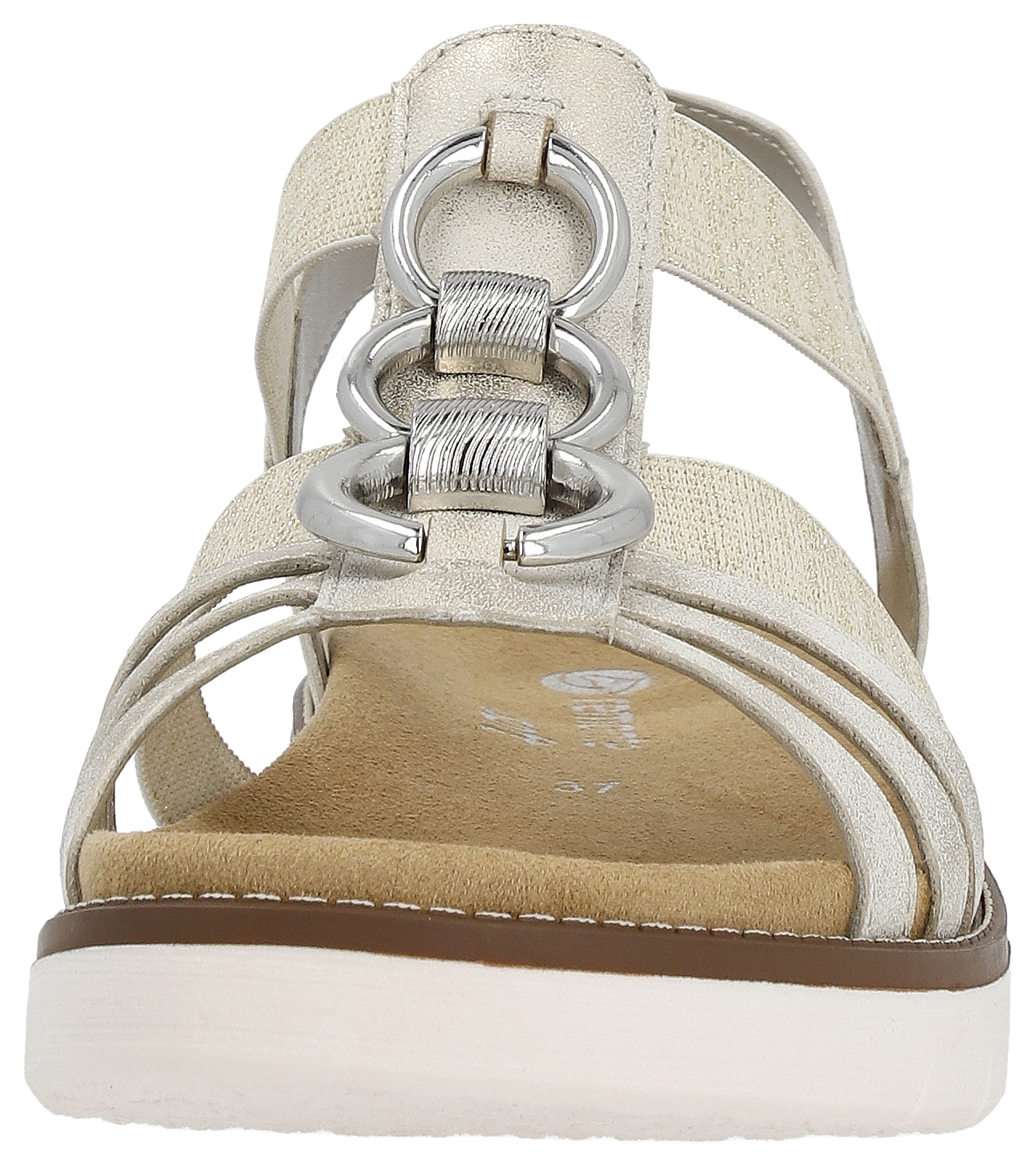 Remonte Sandale, Sommerschuh, Sandalette, Keilabsatz, mit praktischen Gummizügen