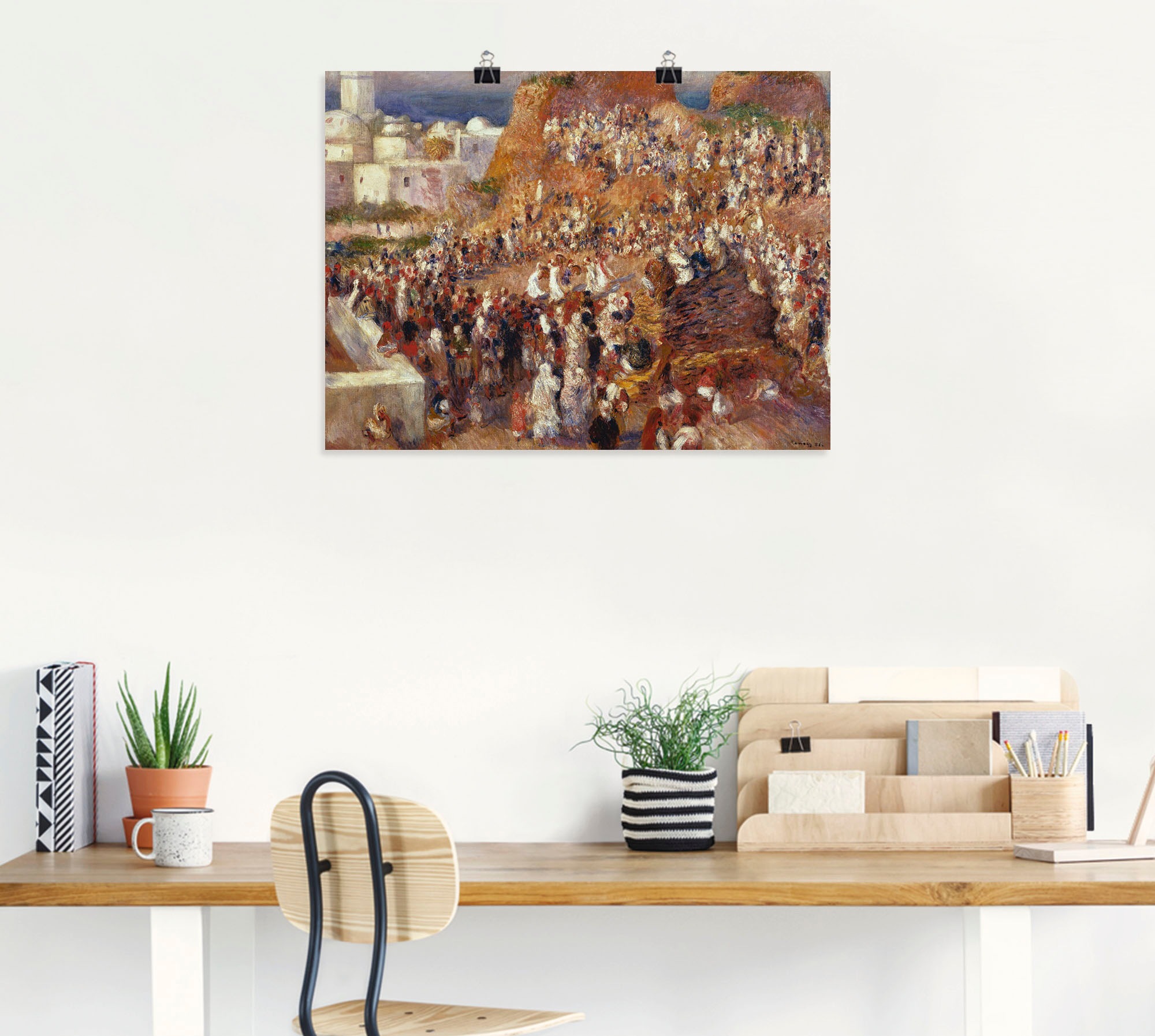 Artland Wandbild »Die Moschee«, Religion, (1 St.), in vielen Größen & Produktarten -Leinwandbild, Poster, Wandaufkleber / Wandtattoo auch für Badezimmer geeignet