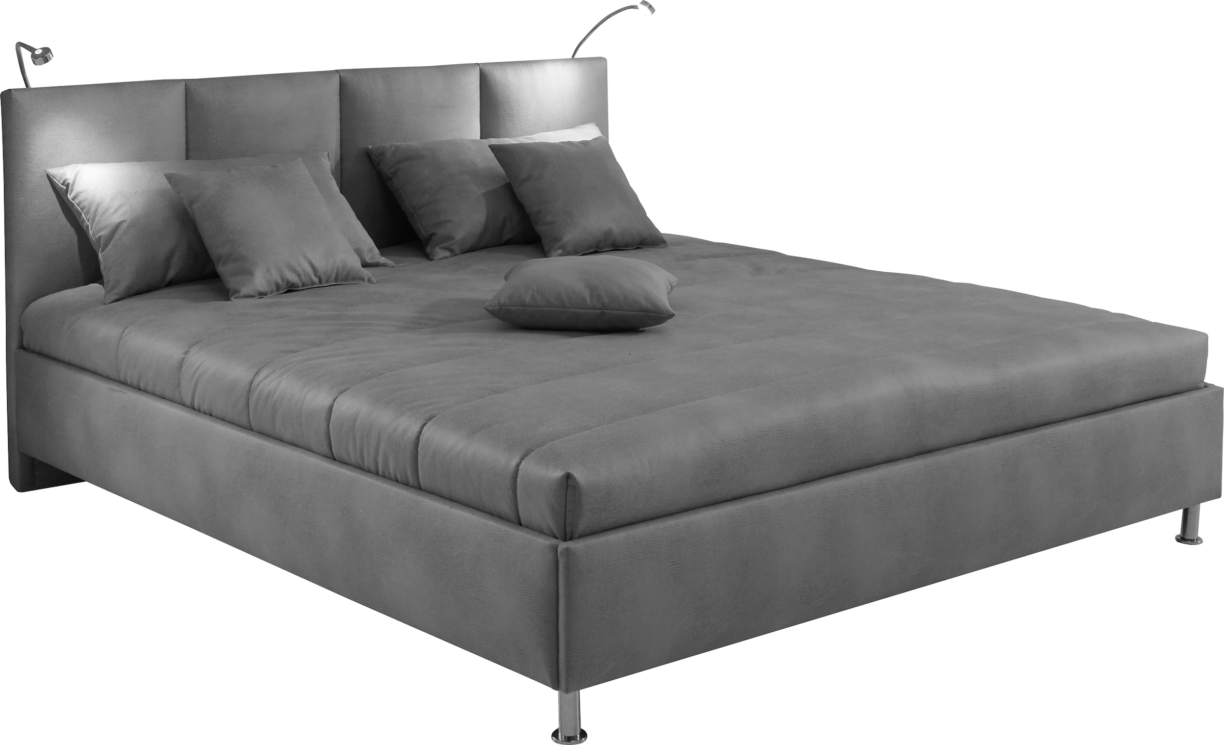 Westfalia Schlafkomfort Polsterbett »Altea in 3 Größen verfügbar« pflegeleicht mit Polsterung, robust, mit vormontierten Schrauben