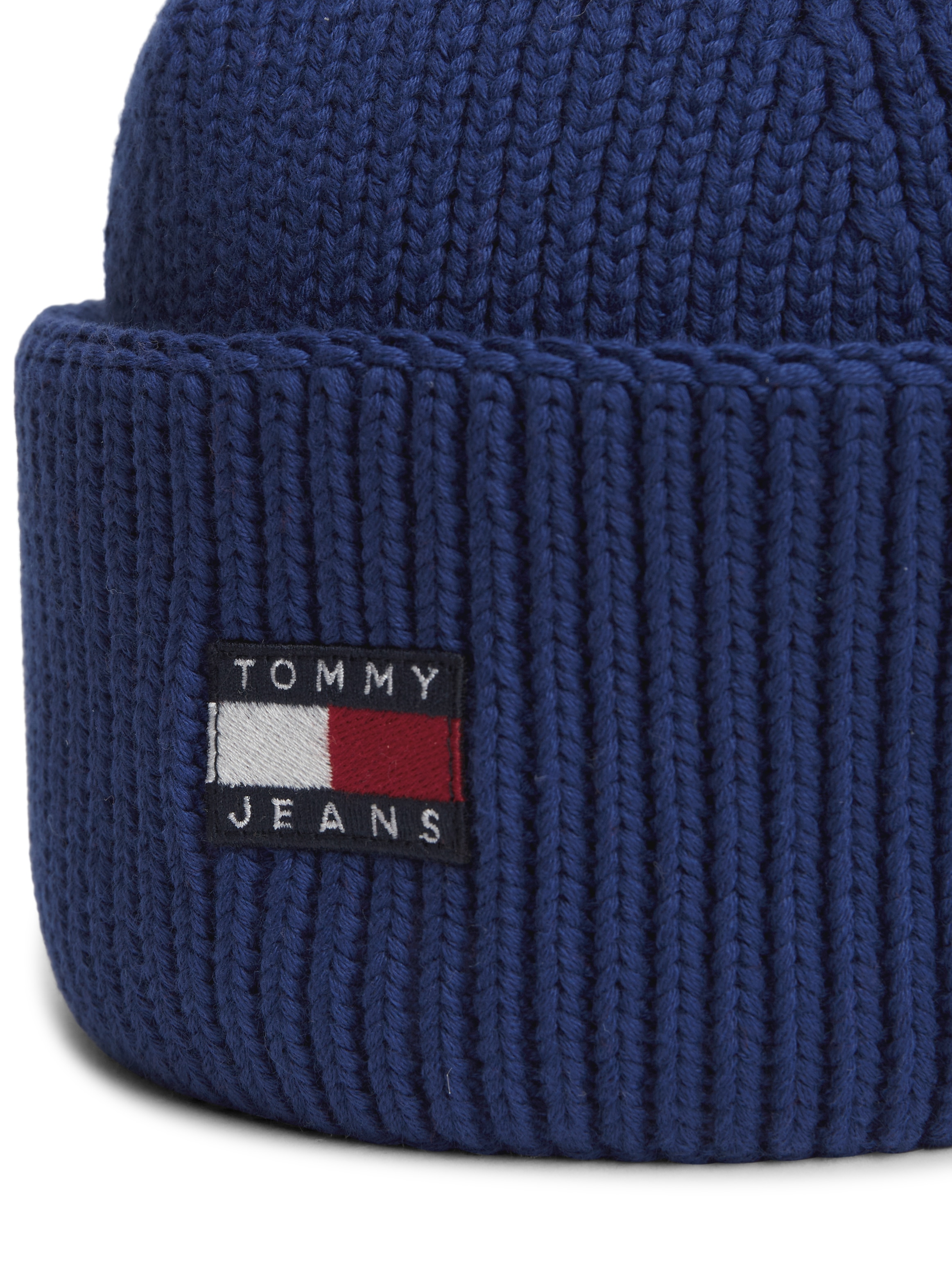 Tommy Jeans Beanie »TJM HERITAGE SHORT« Umfang 58 cm, im Fischermann-Style