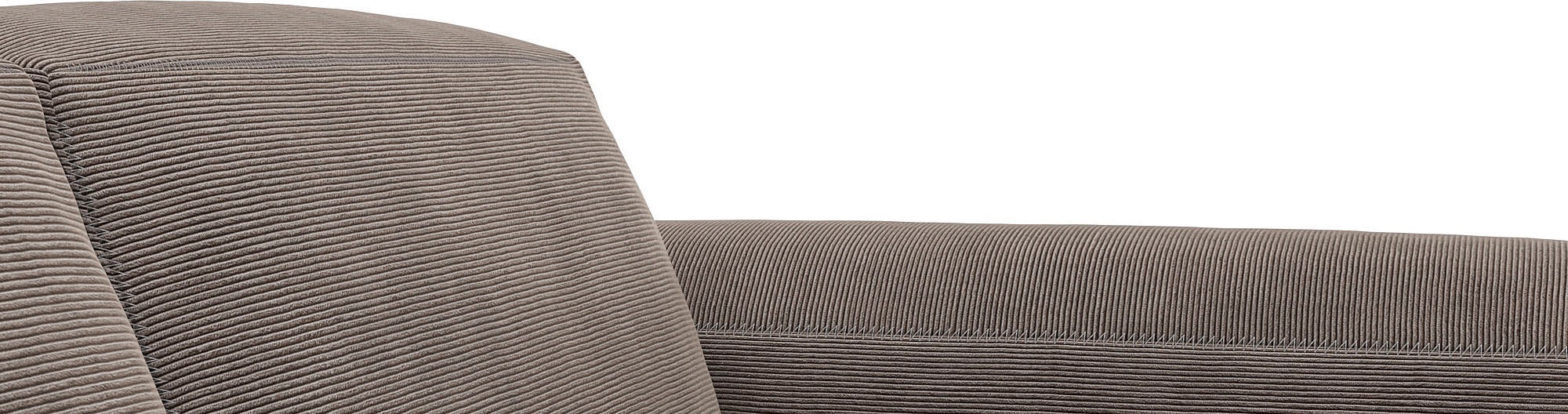 FLEXLUX Ecksofa »Lucera Chaislongue rechts oder links, L-Form, bequem«, modern & anschmiegsam, Kaltschaum, Stahl-Wellenunterfederung