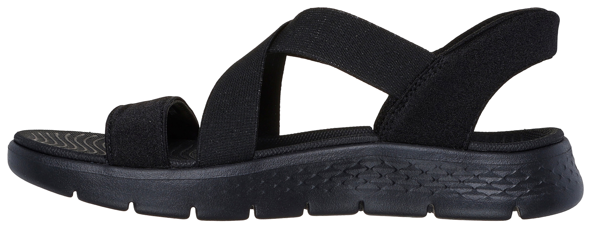 Skechers Sandale »GO WALK FLEX SANDAL-GLIMMER UP«  Sommerschuh, Schlupfschuh mit Goga Mat Foatbed