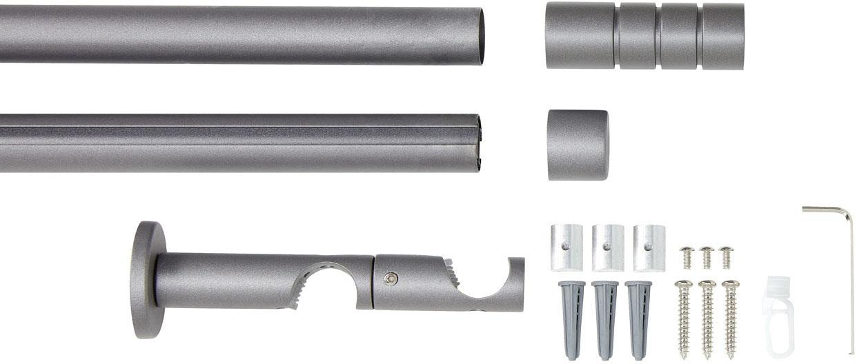 Good Life Kombi-Vorhangstange »Ranura« Ø 20 mm 2 läufig-läufig Fixmaß