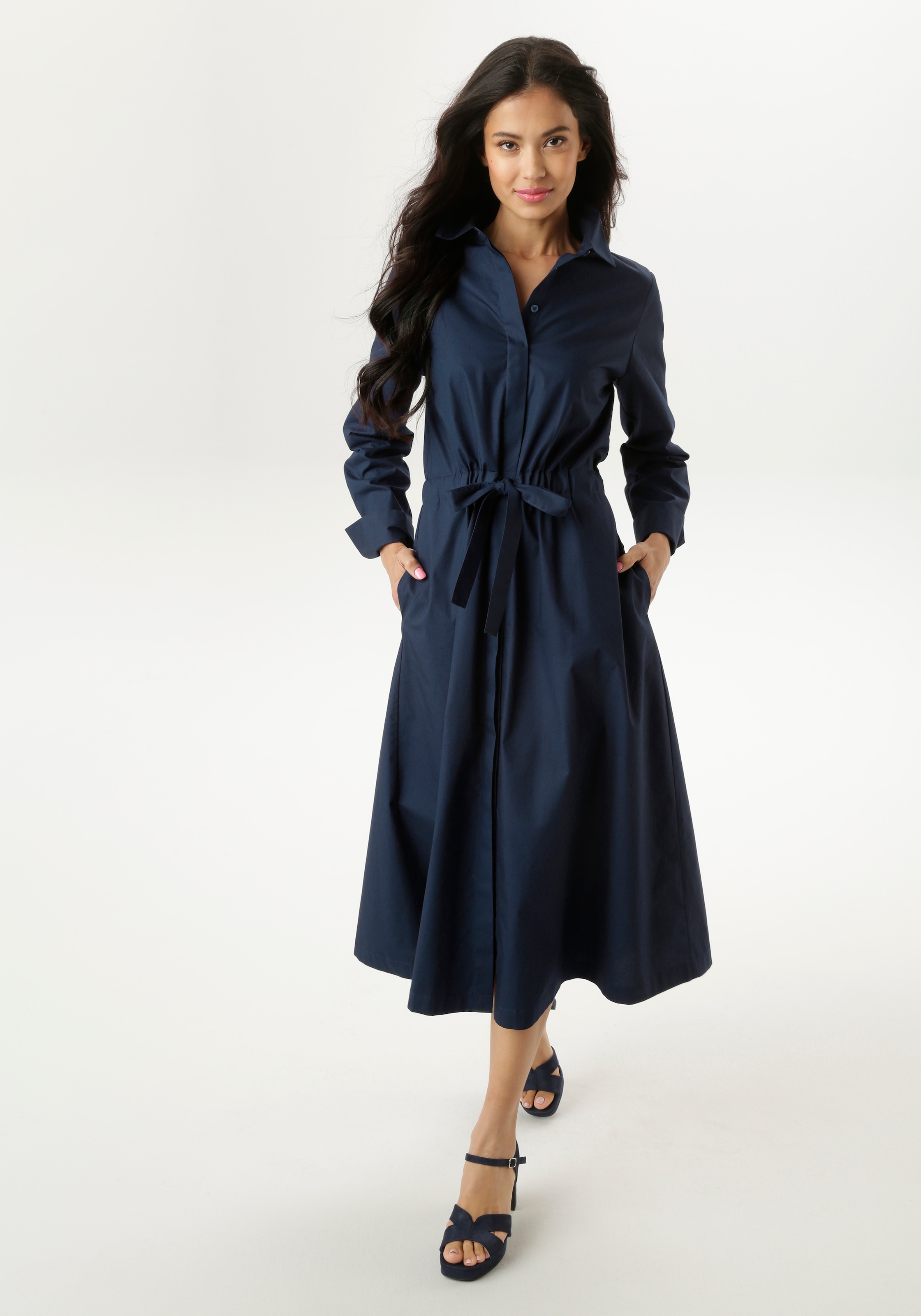 Aniston SELECTED Blusenkleid, im angesagten, klassischen Look - NEUE KOLLEKTION