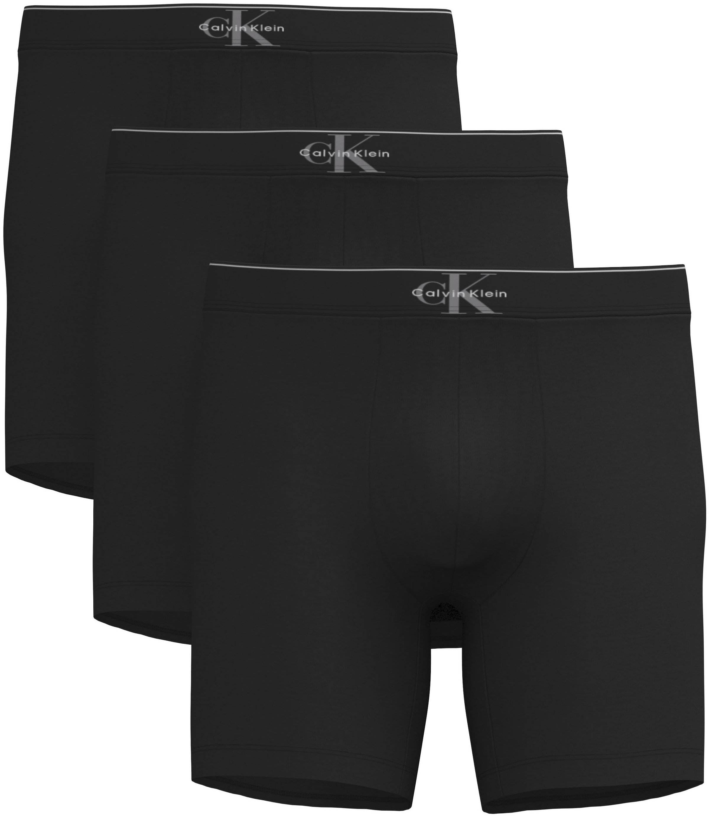 Calvin Klein Underwear Boxershorts »Boxer Brief 3PK« Packung, 3er-Pack,  Körpernahe Passform mit elastischem Bund