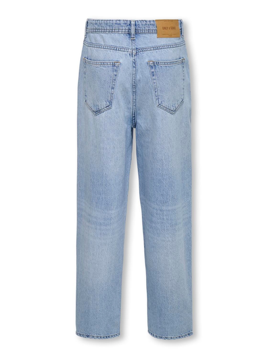 ONLY & SONS junior Loose-fit-Jeans »OSJFADE LOOSE LB 5011 TAI DNM NOOS« Baumwolle, loose fit