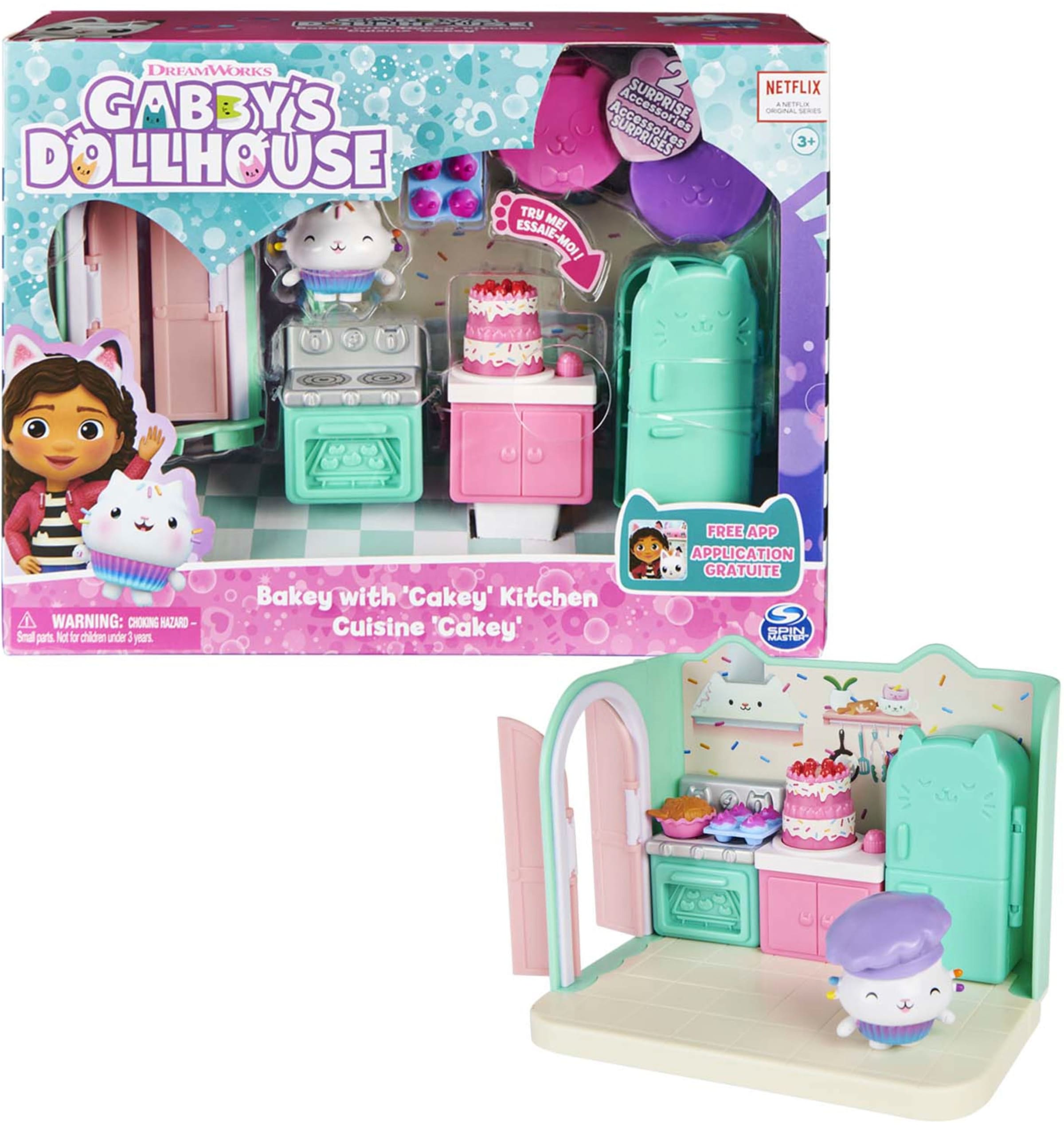 Spielwelt »Gabby's Dollhouse – Deluxe Room – Cakey's Küche«