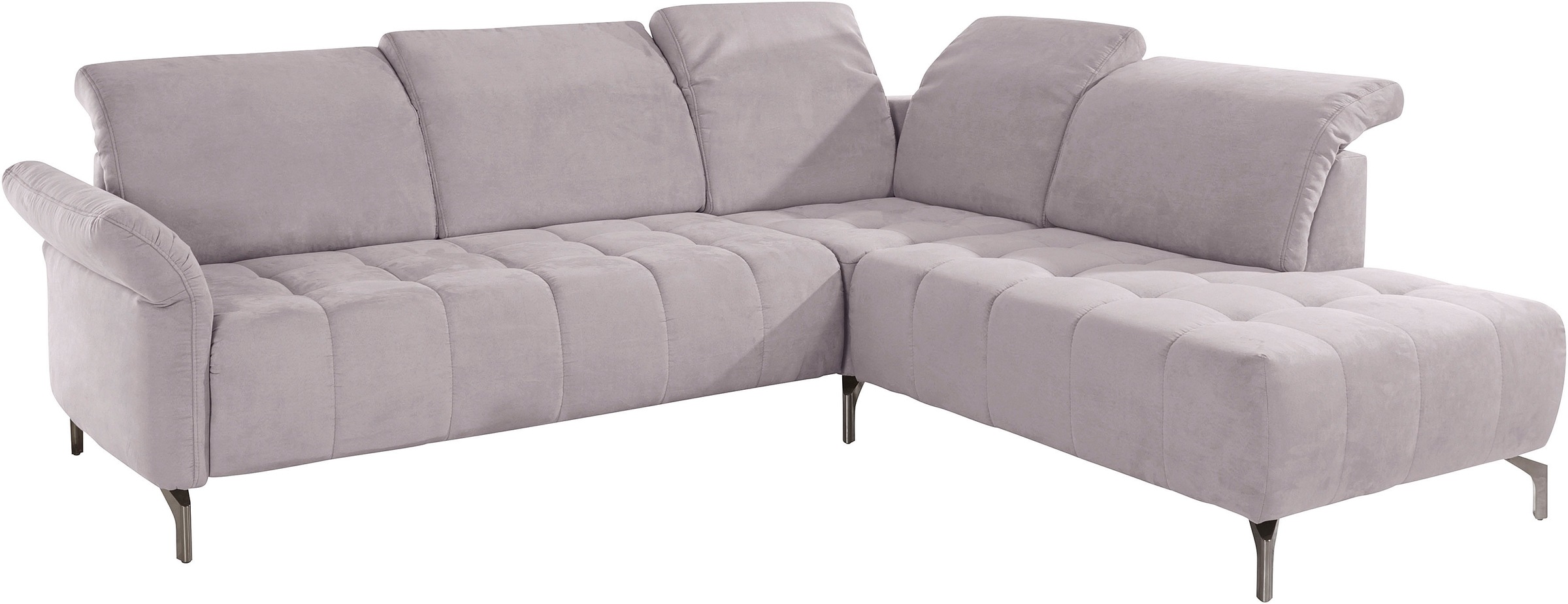 INOSIGN Ecksofa »Fresh L-Form« Federkern, wahlweise Kopfteilverstellung und motorischer Vorziehsitz