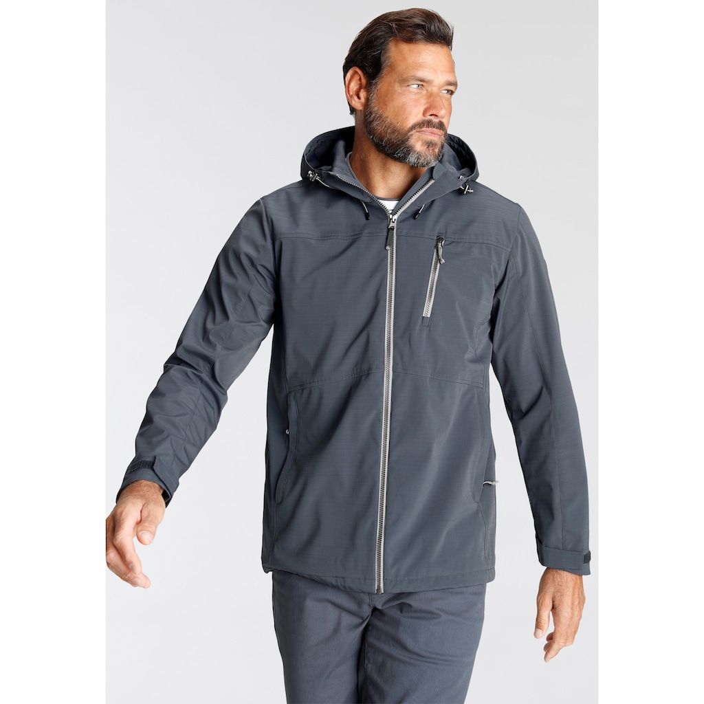 Polarino Outdoorjacke, mit Kapuze