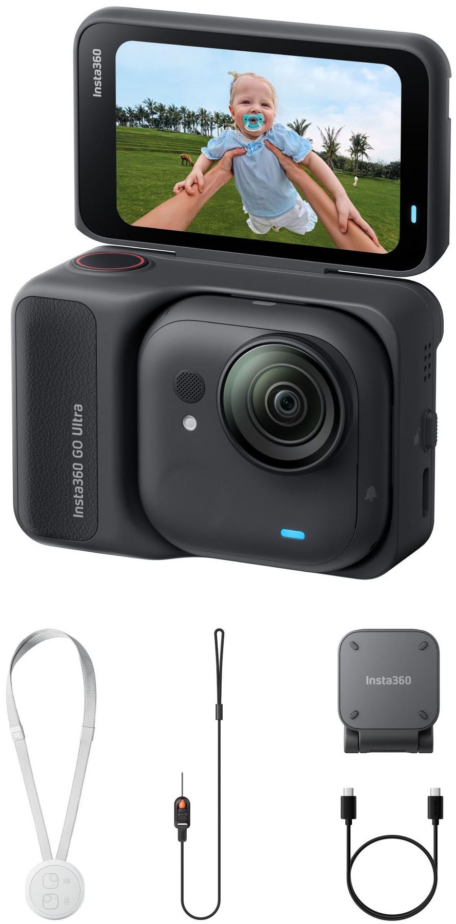Insta360 Action Cam »GO Ultra Standard Bundle« 4K Ultra HD Bluetooth
