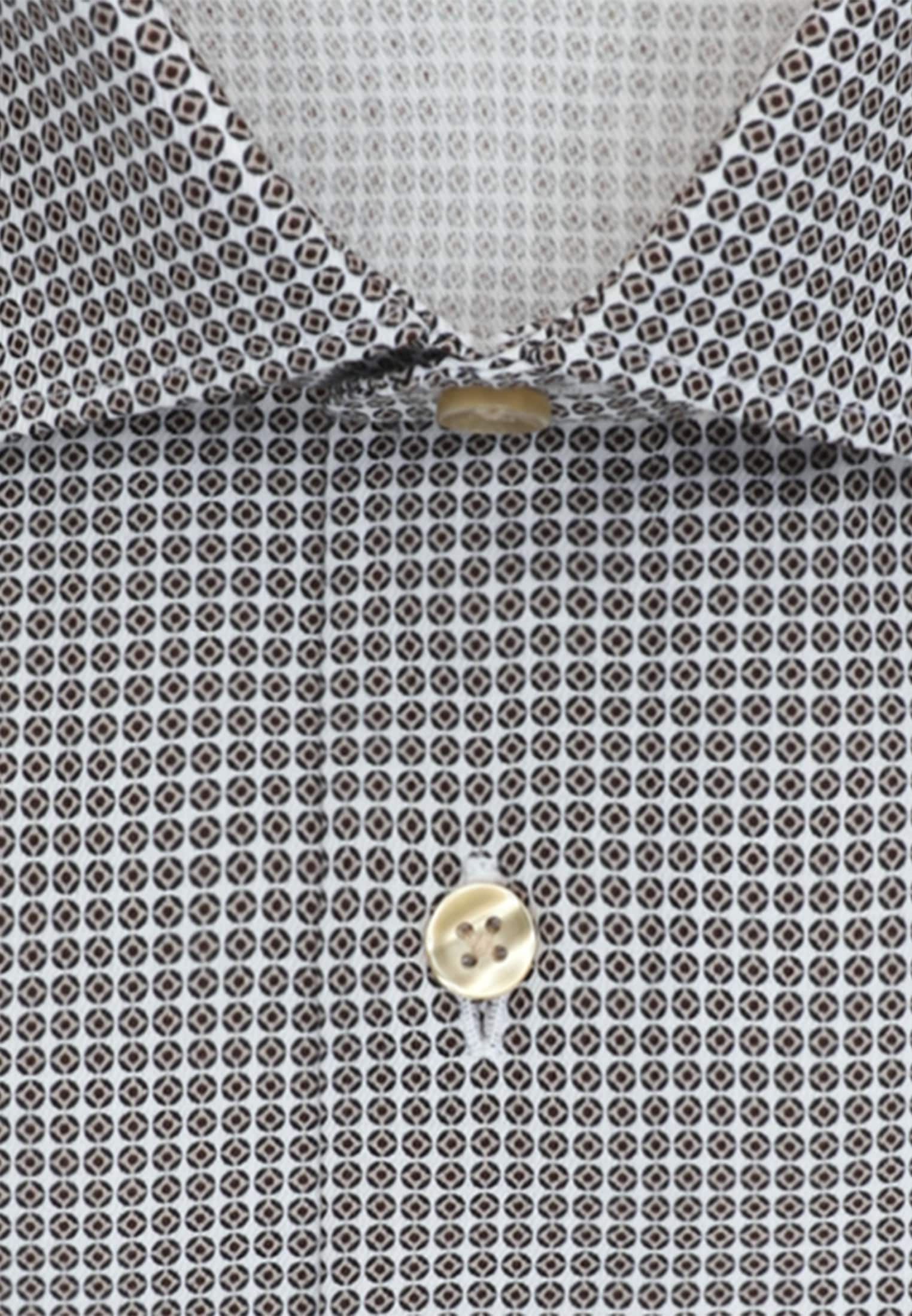 seidensticker Businesshemd »Schwarze Rose« Shaped 1/1 Extra lang Kentkragen Druck