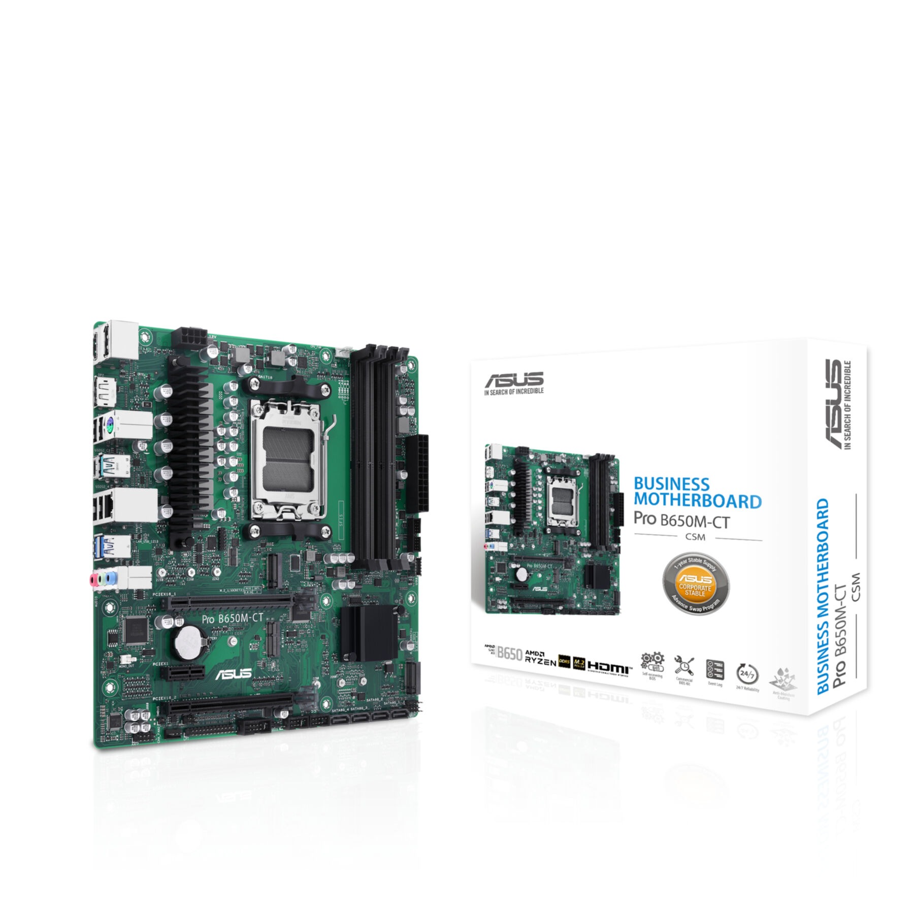 Asus Mainboard »PRO B650M-CT-CSM«