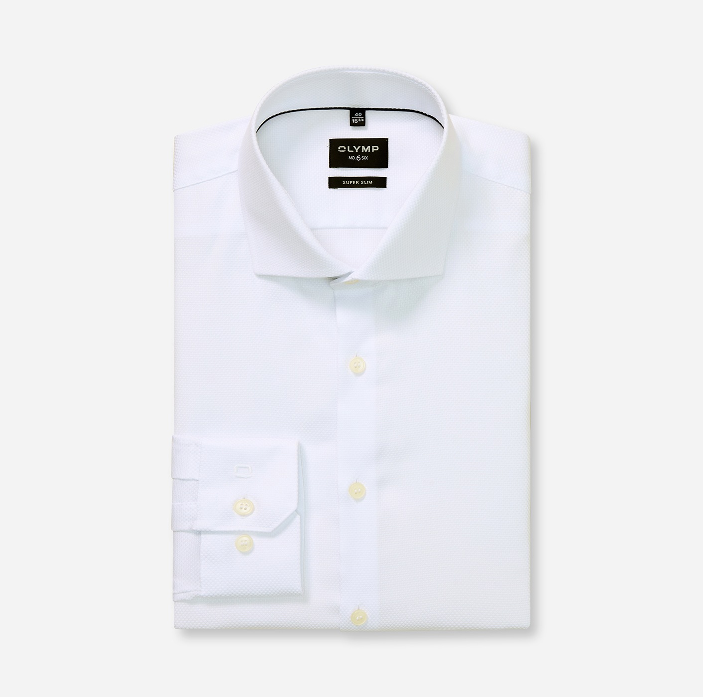 OLYMP Langarmhemd »No 6 six«, Royal Kentkragen, Businesshemd, super slim fit